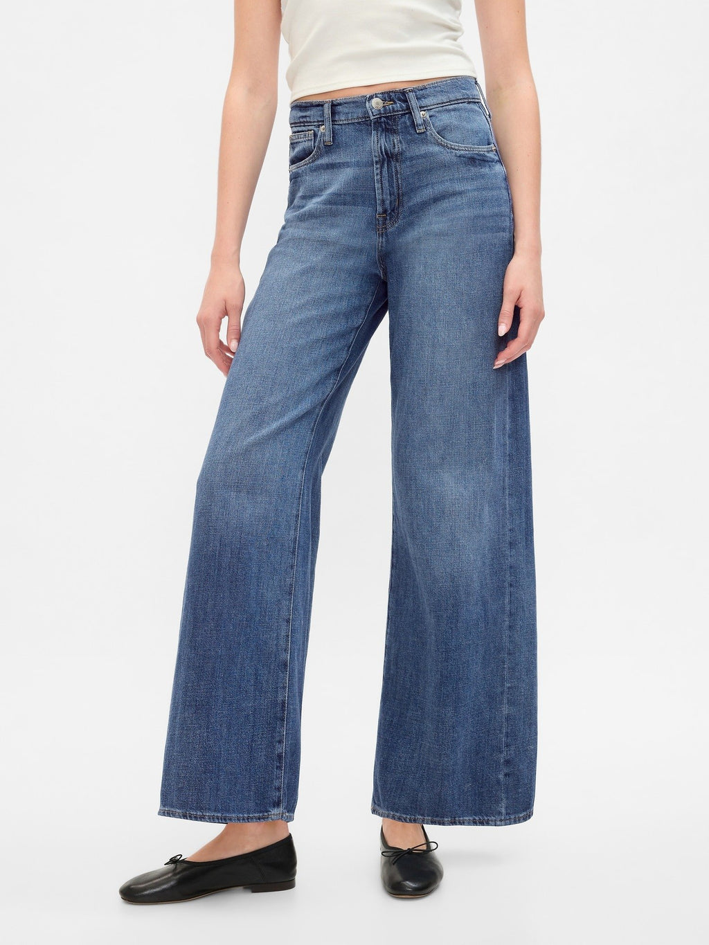 FRISCO - Wide Leg - medium wash