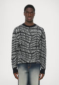 LOGO LIQUIFY - Jumper - black/white