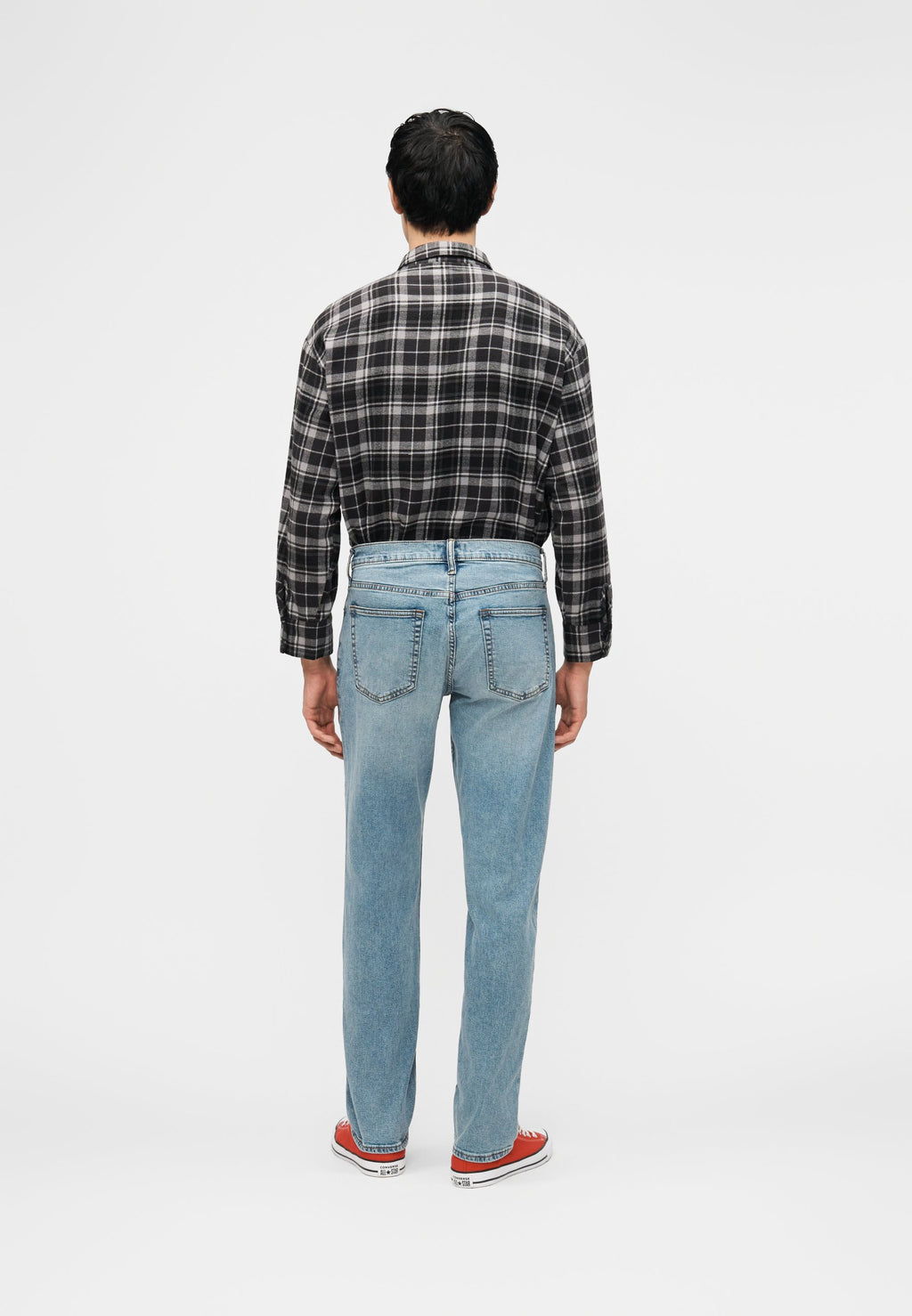 STRAIGHT  - Straight leg jeans - light blue denim