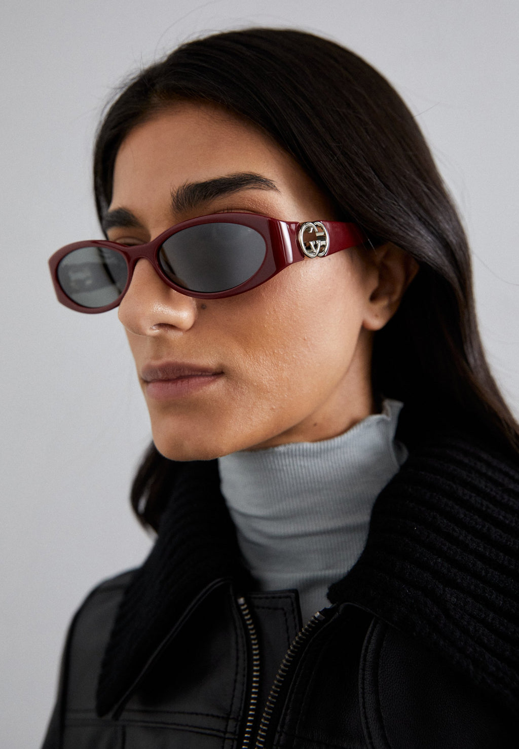 Sunglasses - burgundy/grey