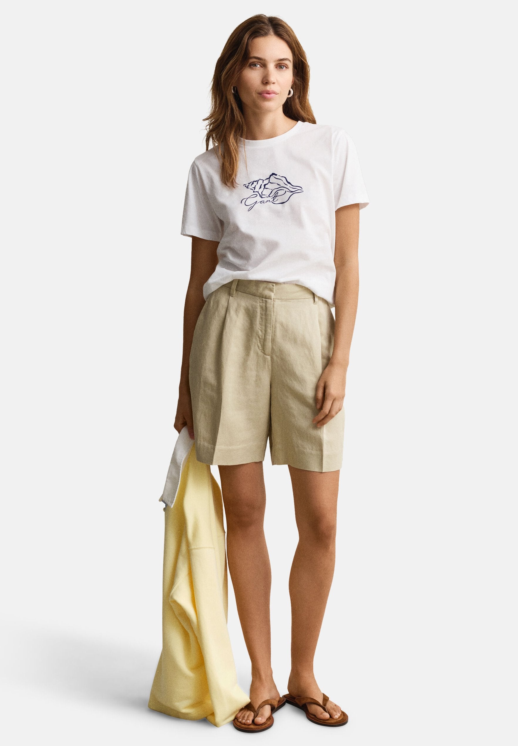 REGULAR GRAPHIC - Print T-shirt - white