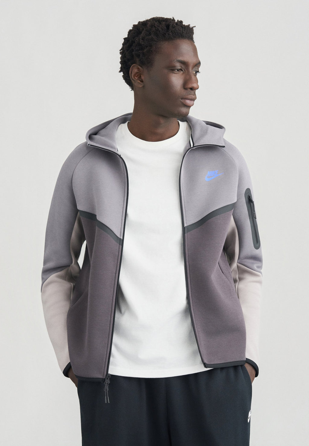 Polaire - gris crayon/gris moyen/gris université/saphir