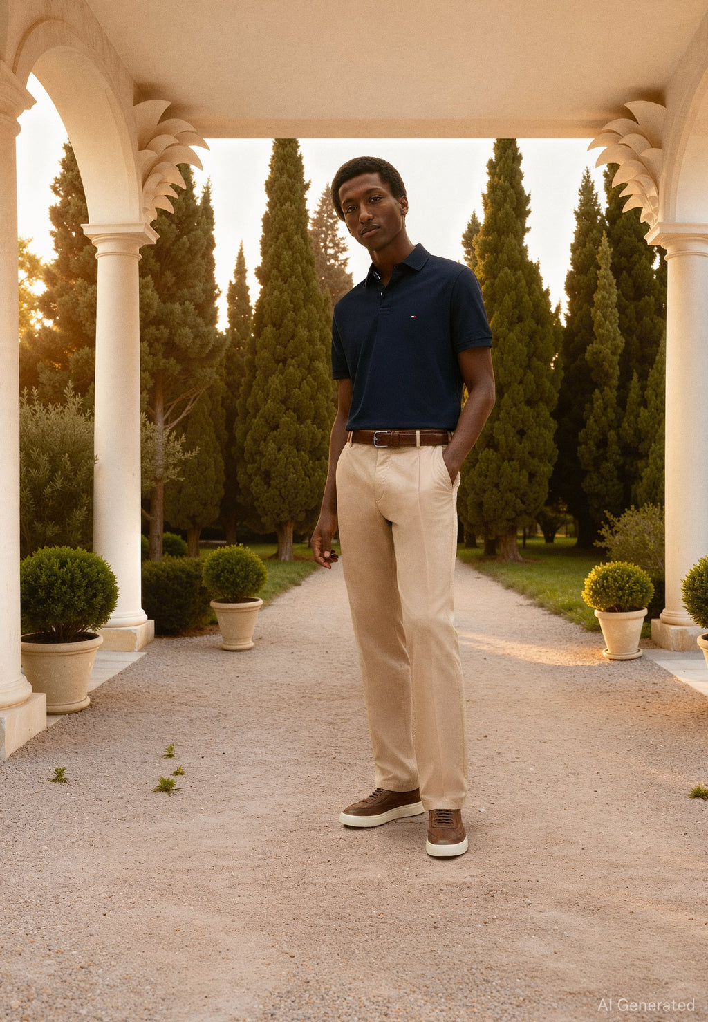 1985 REGULAR POLO - CORE ESSENTIALS - Polo shirt - desert sky