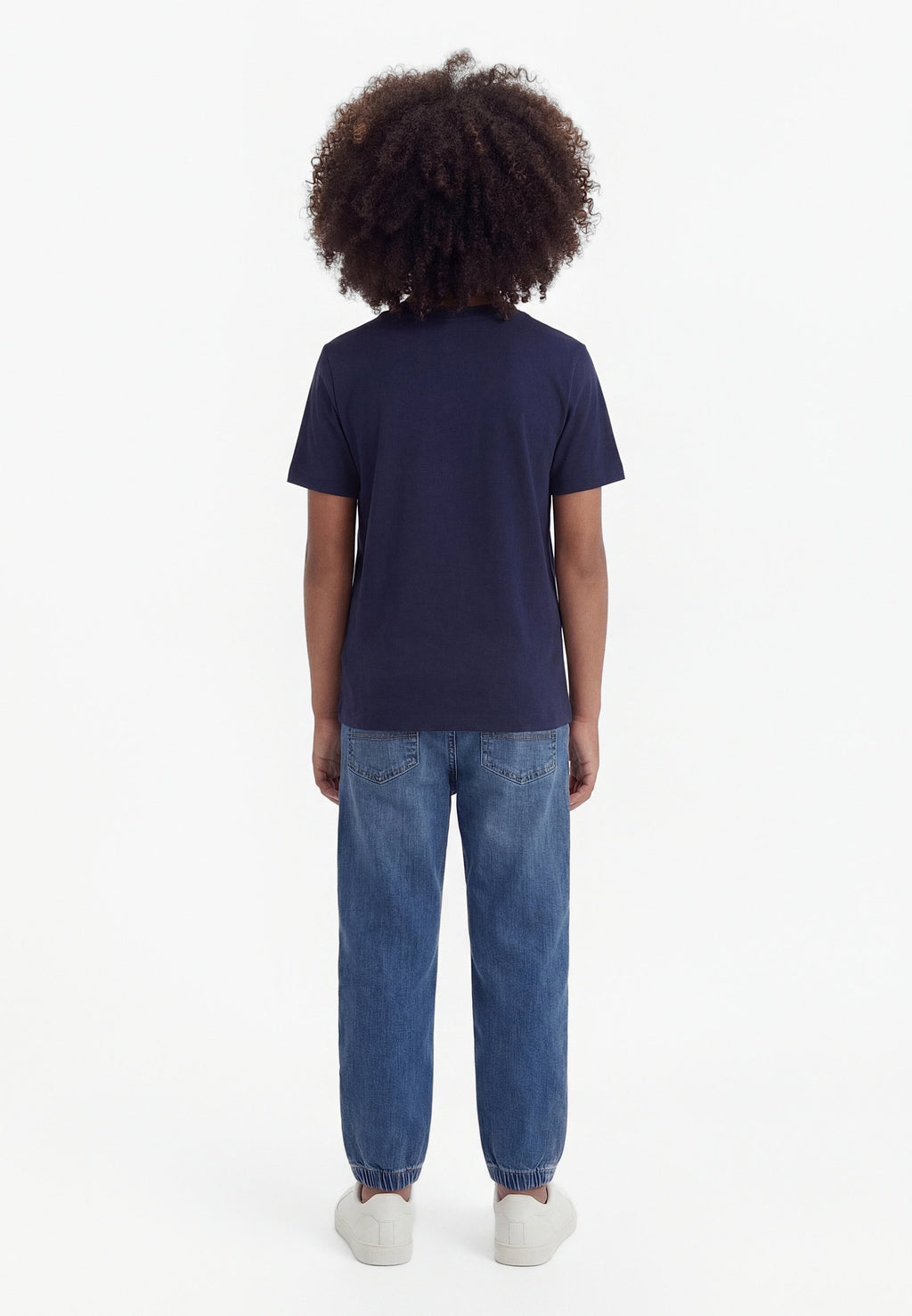 LOGO PRINT TEE - Print T-shirt - tapestry navy