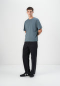 JJHUGO LOOSE TEE CREW NECK 3 PACK - Basic T-shirt - moonbeam/stormy weather/white