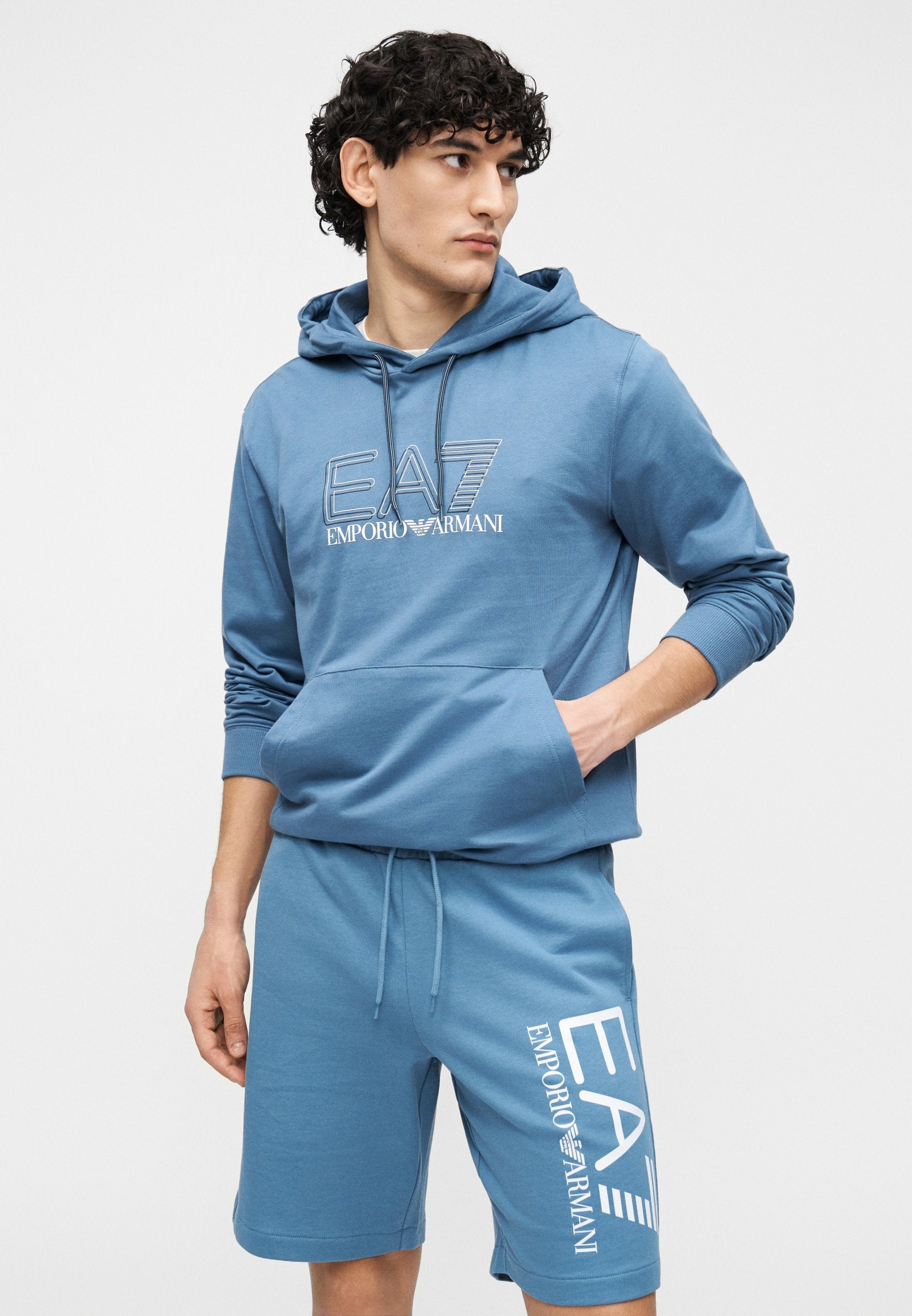 TRAIN VISIBILITY HOODIE UNISEX - Hoodie - blue horizon
