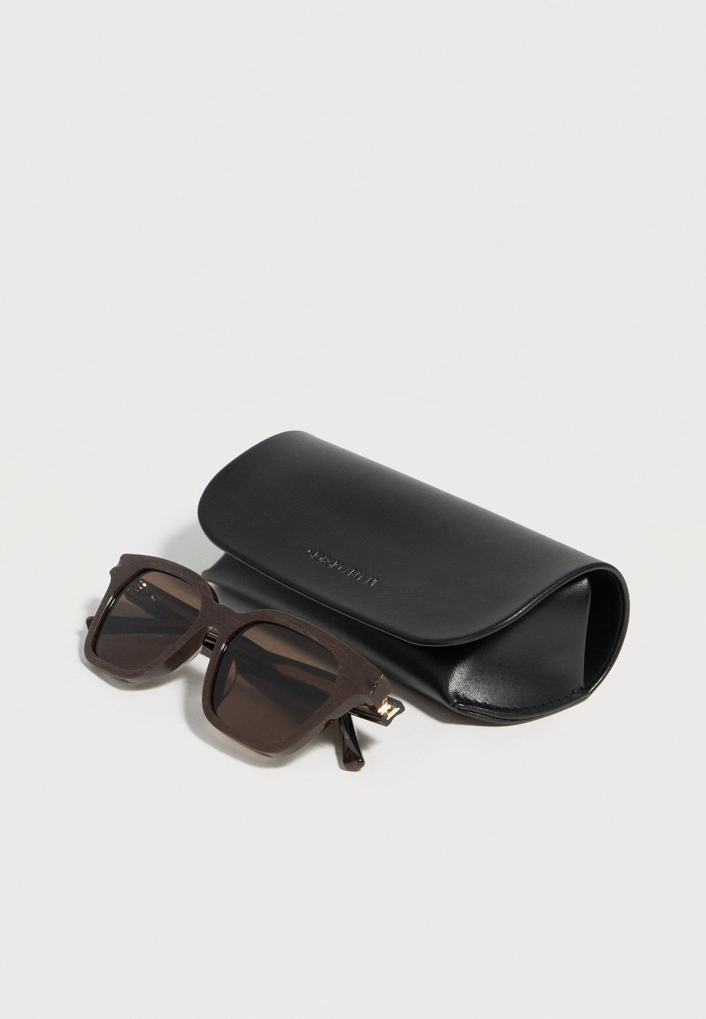Sunglasses - brushed brown