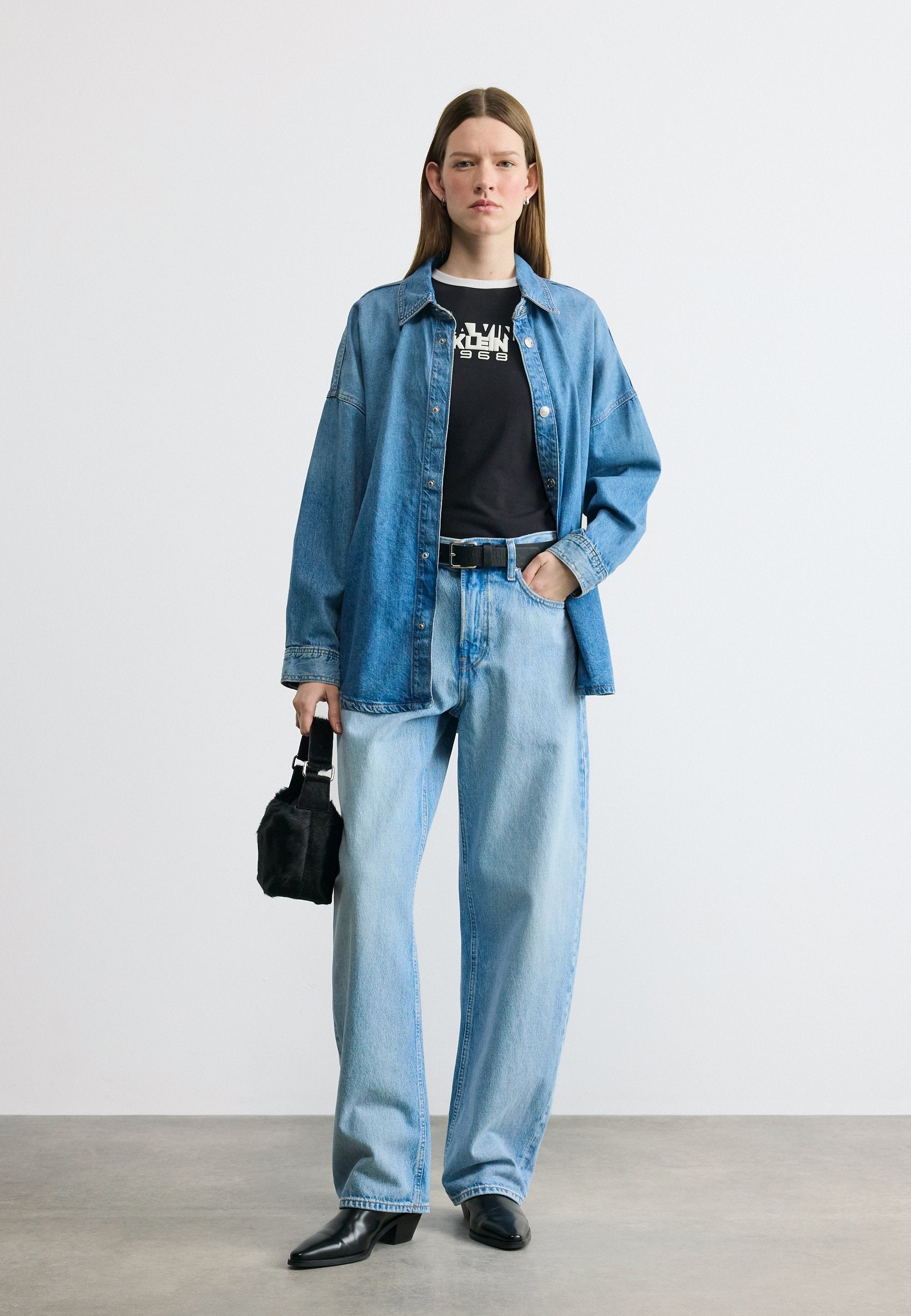 RELAXED BARREL  - Loose Jeans - sage stone