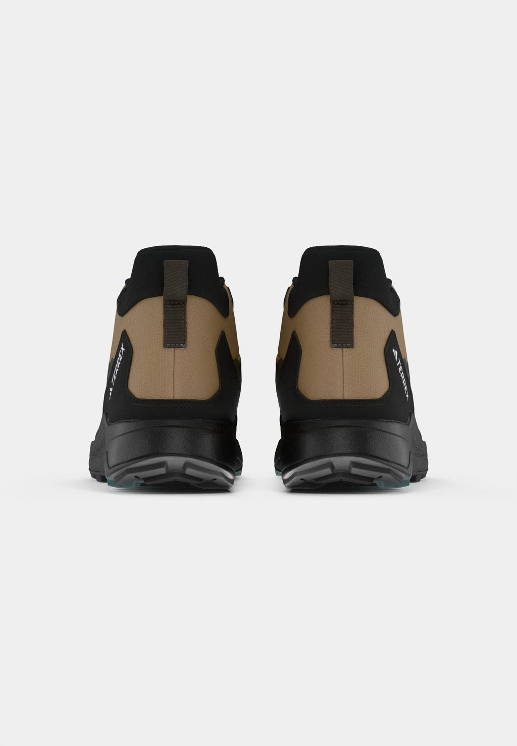 ANYLANDER MID - Hiking shoes - cardboard/core black/shadow olive