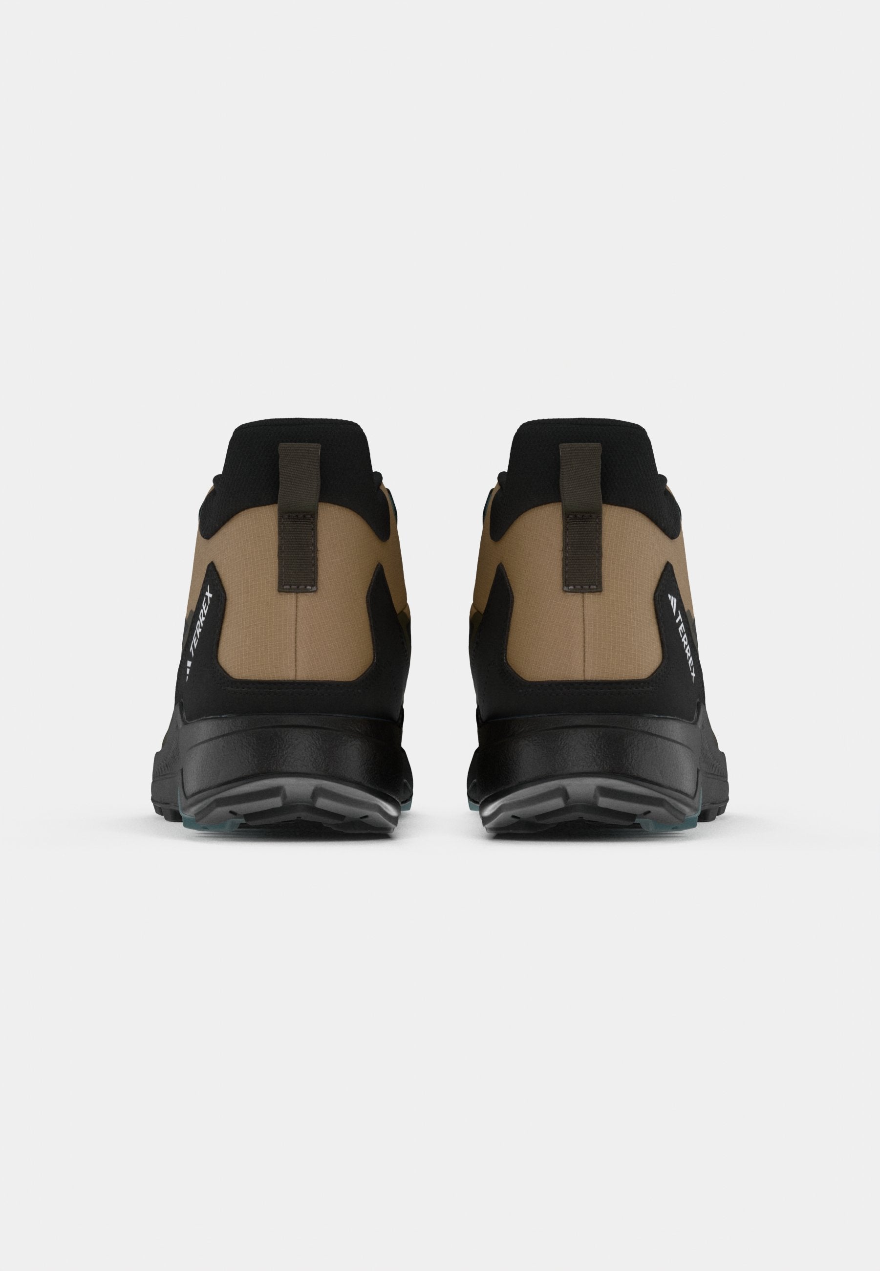 ANYLANDER MID - Hiking shoes - cardboard/core black/shadow olive
