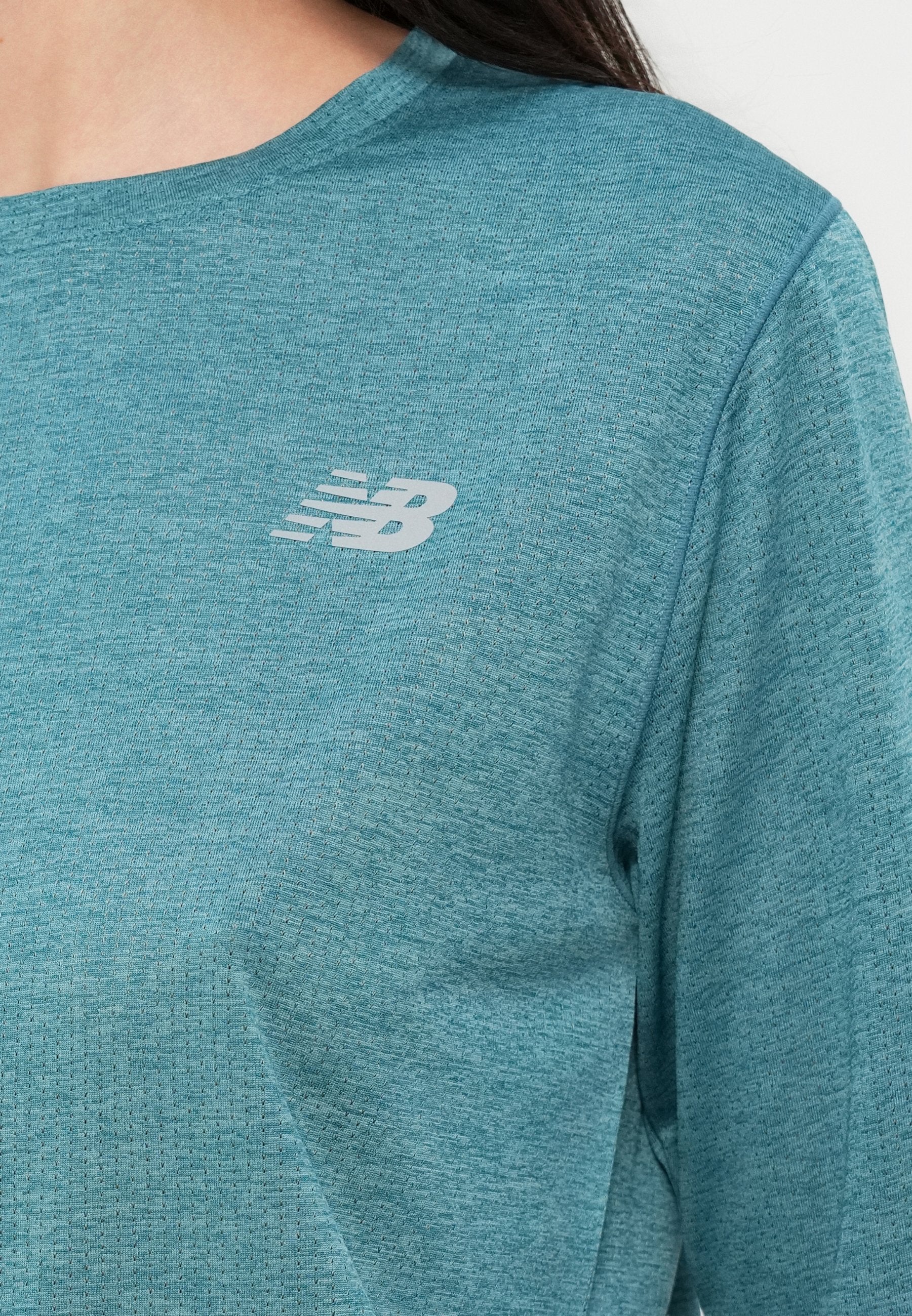 ATHLETICS  - Long sleeved top - big teal heather