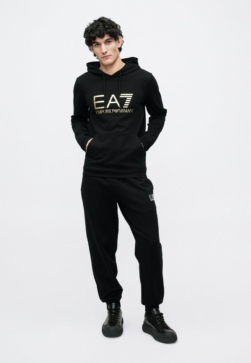 TRAIN CORE BIG LOGO UNISEX - Hoodie - black
