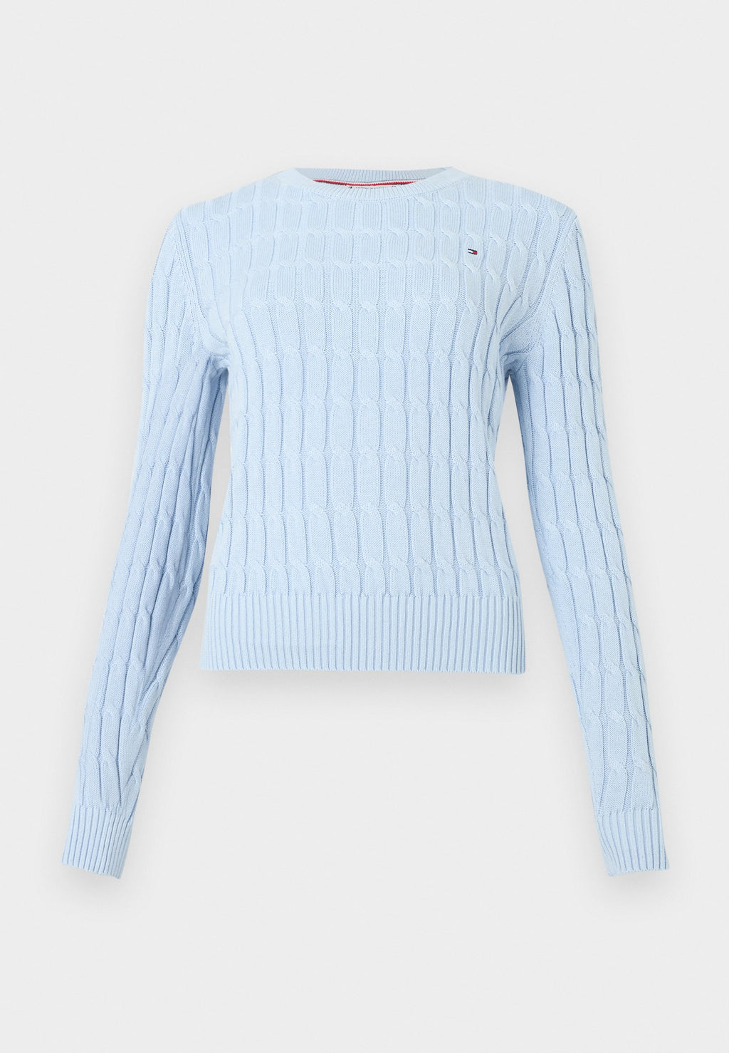 CABLE KNIT CREW NECK JUMPER - Jumper - breezy blue