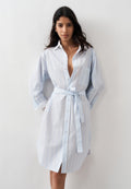 ROBE SAMEDI - Robe chemise - bleu xénon