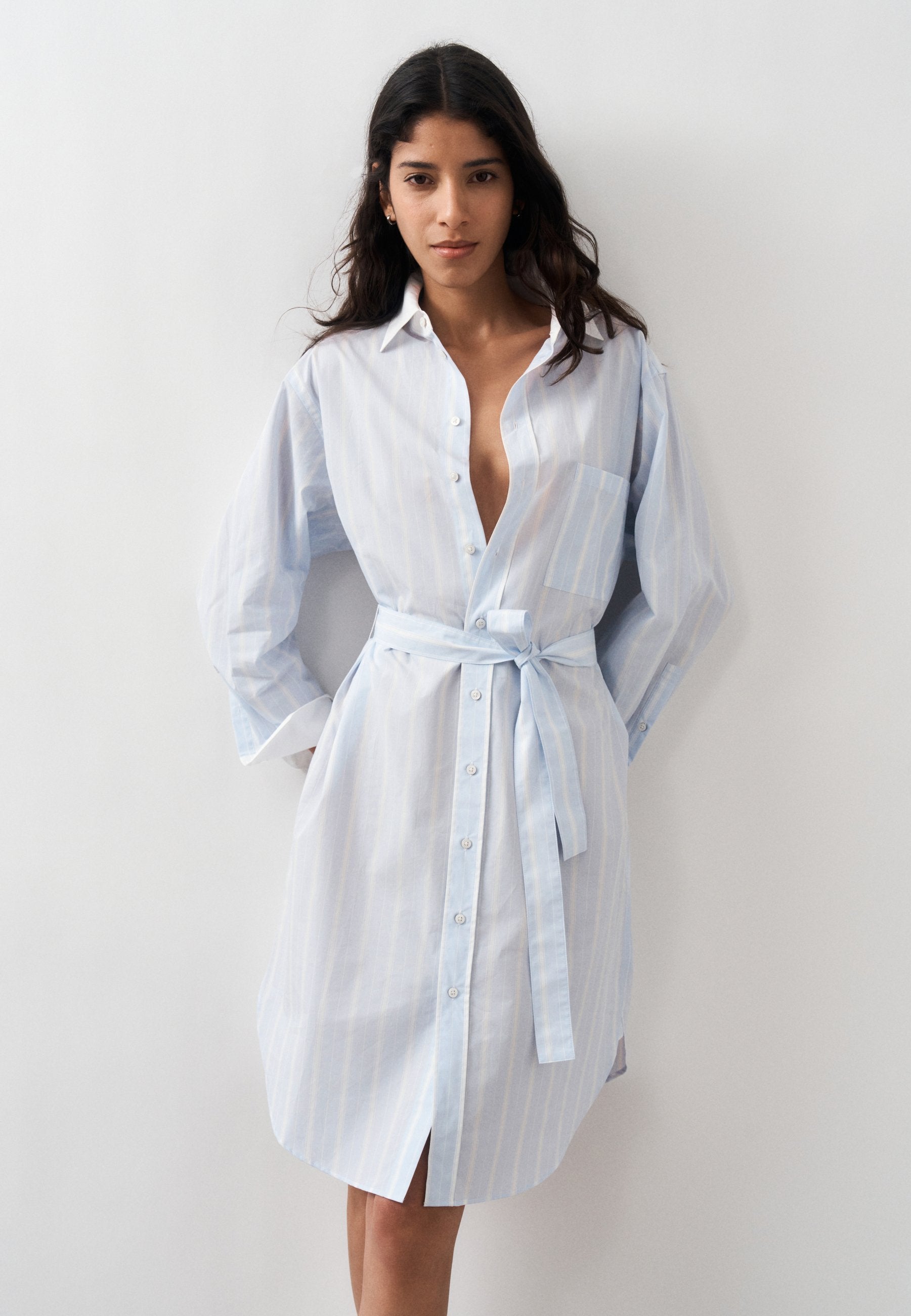 ROBE SAMEDI - Robe chemise - bleu xénon