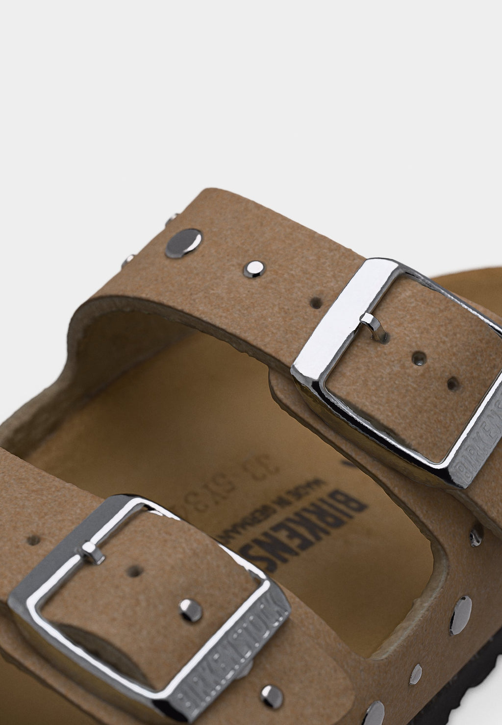 ARIZONA RIVETS KIDS NARROW - Sandals - taupe