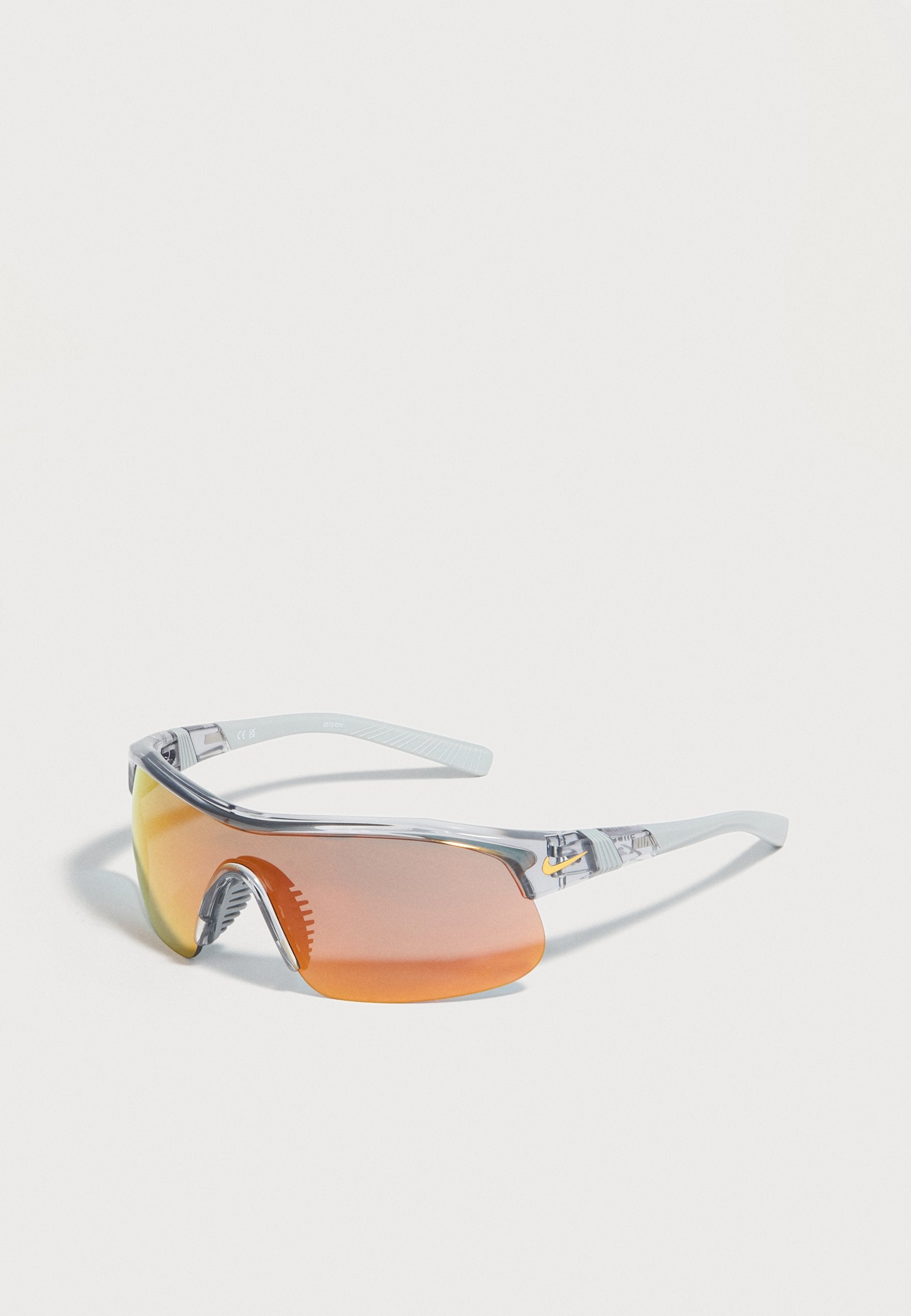 SHOW UNISEX - Lunettes de soleil - gris loup brillant/miroir orange