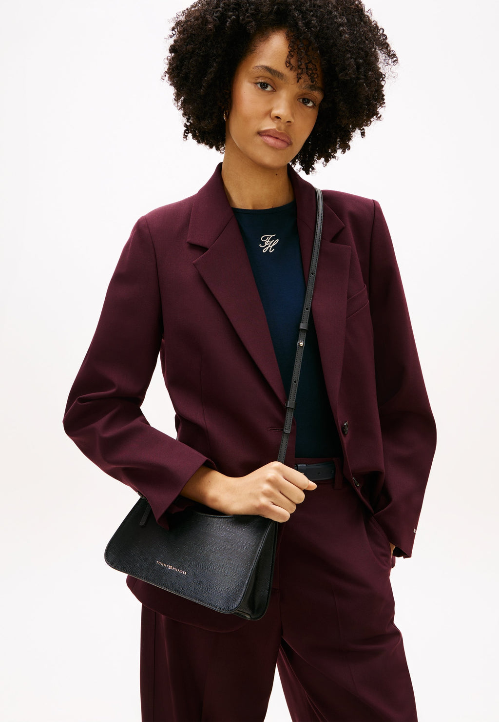 TH MODERN CROSSOVER - Cross body bag - black