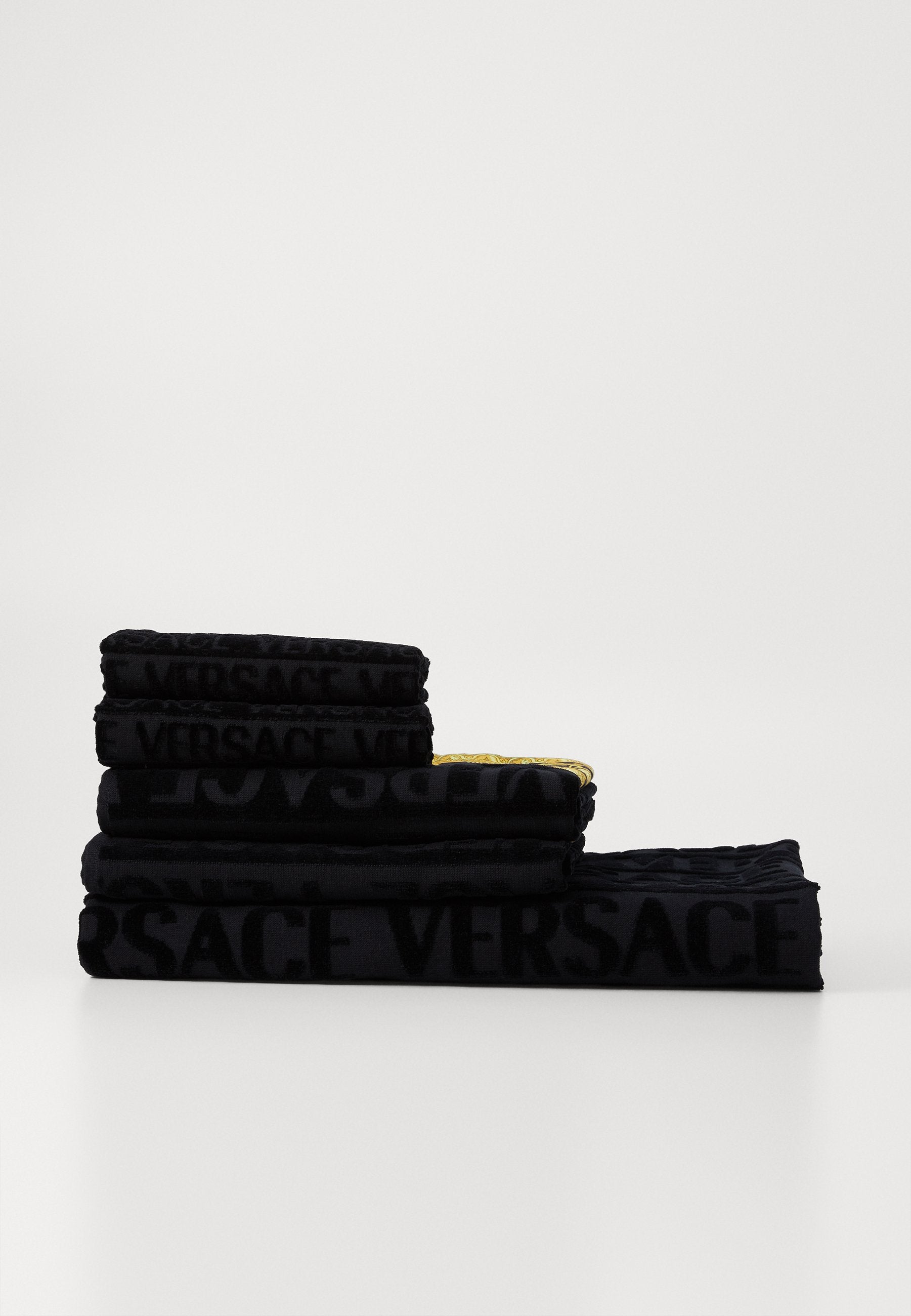 BATH 5 PIECES I HEART BAROQUE - Towel set - black