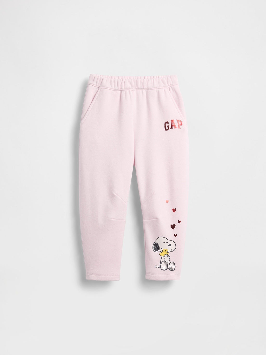 BABY & TODDLER VINTAGESOFT SNOOPY BARREL SWEATPANTS - Tracksuit bottoms - pink dogwood