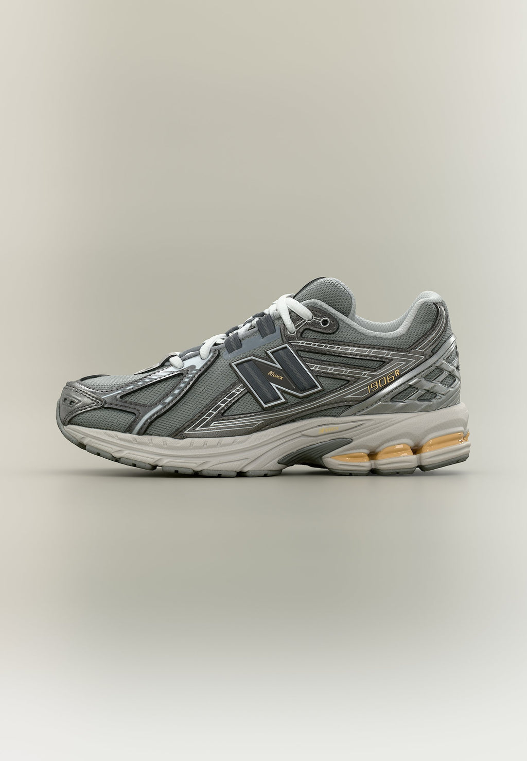 1906 UNISEX - Trainers - dark silver-coloured metallic/white