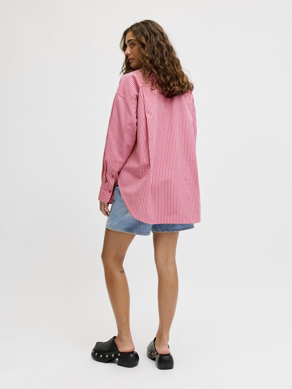 JAMIE RELAXED  - Button-down blouse - cerise