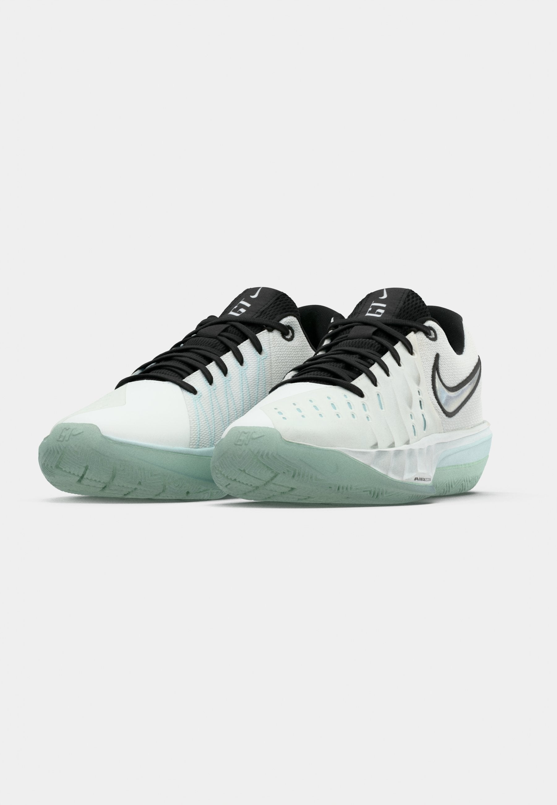 AIR ZOOM GT CUT ACADEMY UNISEX - Basketball shoes - white/black/glacier blue/summit white
