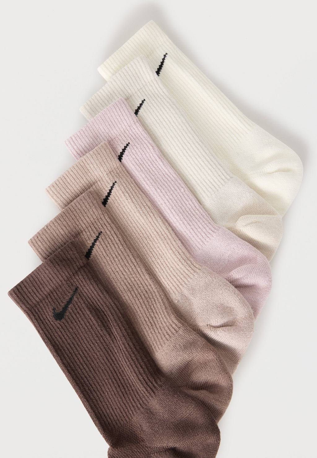 UNISEX 6 PACK - Sports socks - orewood brown/black/sail/malt/baroque brown/mink brown/particle rose