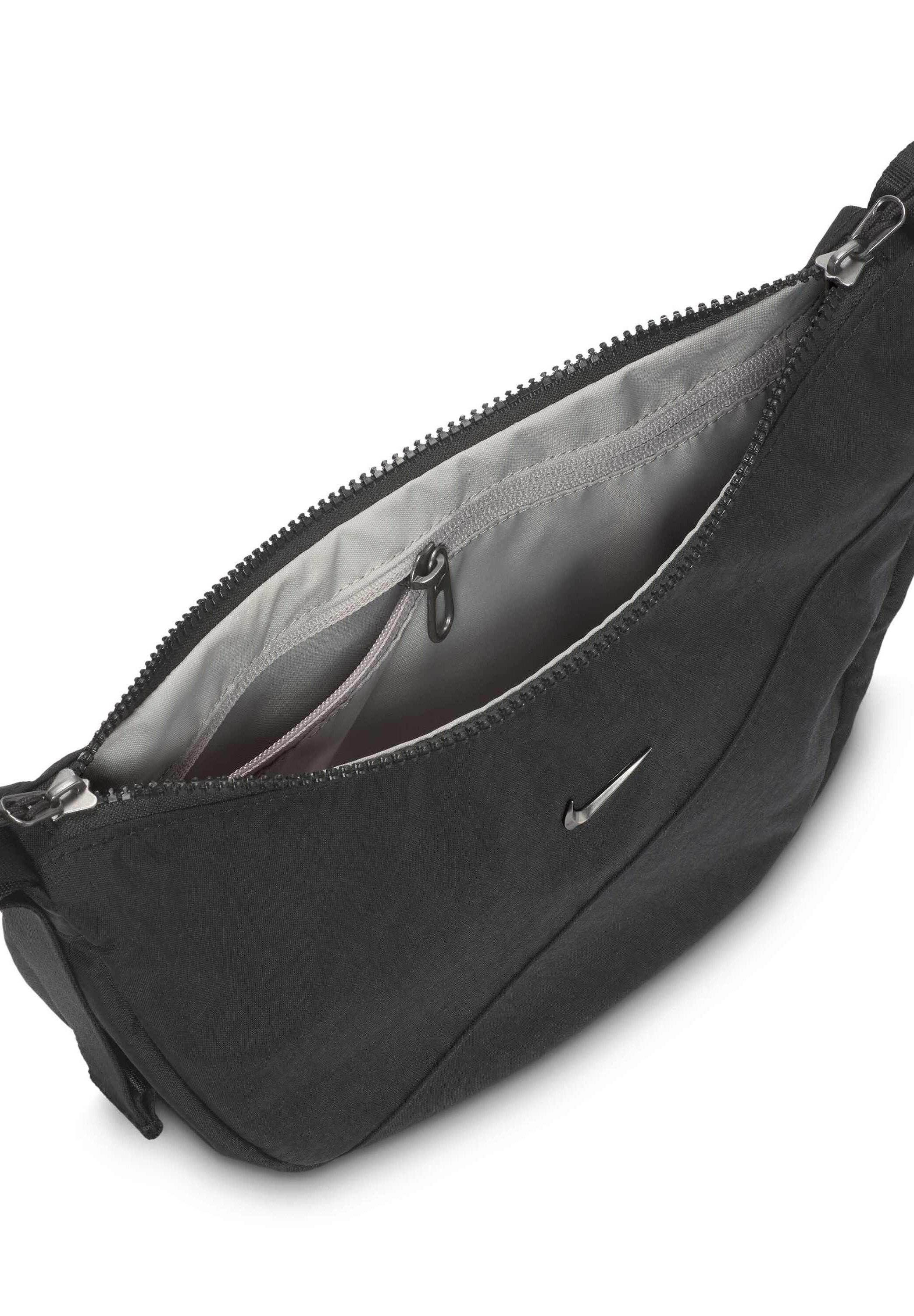 AURA CRESCENT CROSSBODY UNISEX - Cross body bag - black/gunmetal