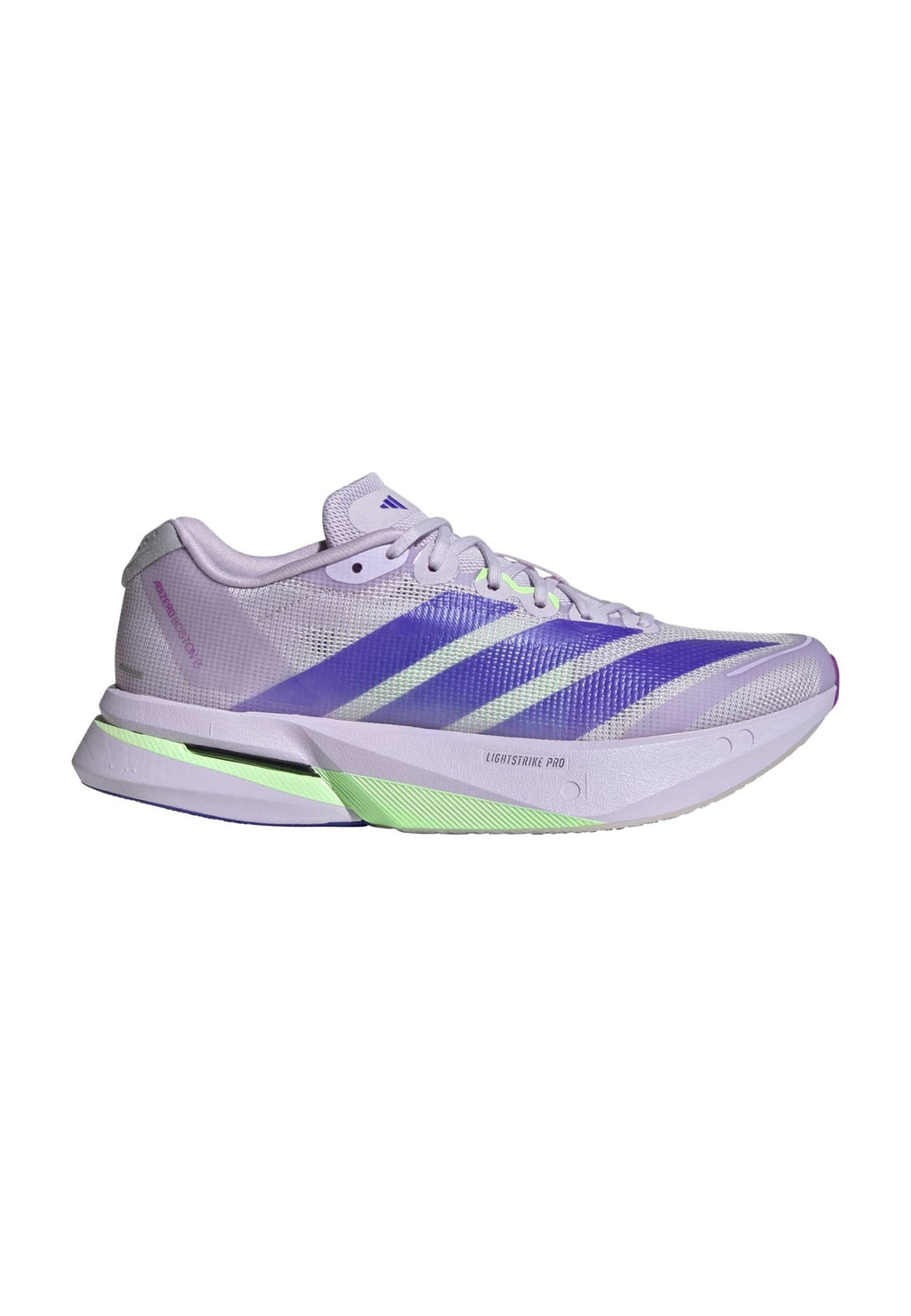 ADIZERO BOSTON - Yol koşu ayakkabıları - mor ton   solar purple   green spark