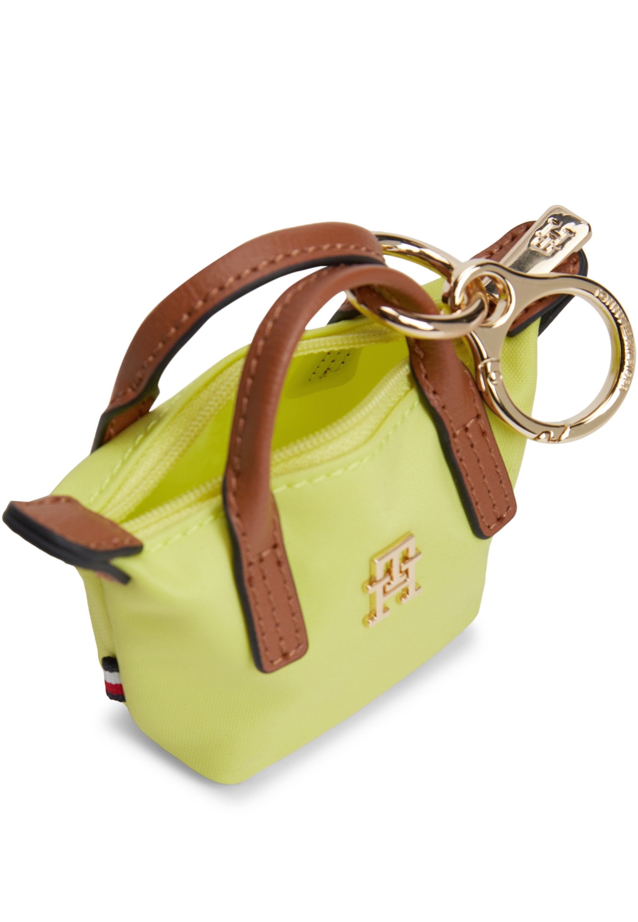 TOTE BAG KEYRING POUCH CHARM - Keyring - lime zing