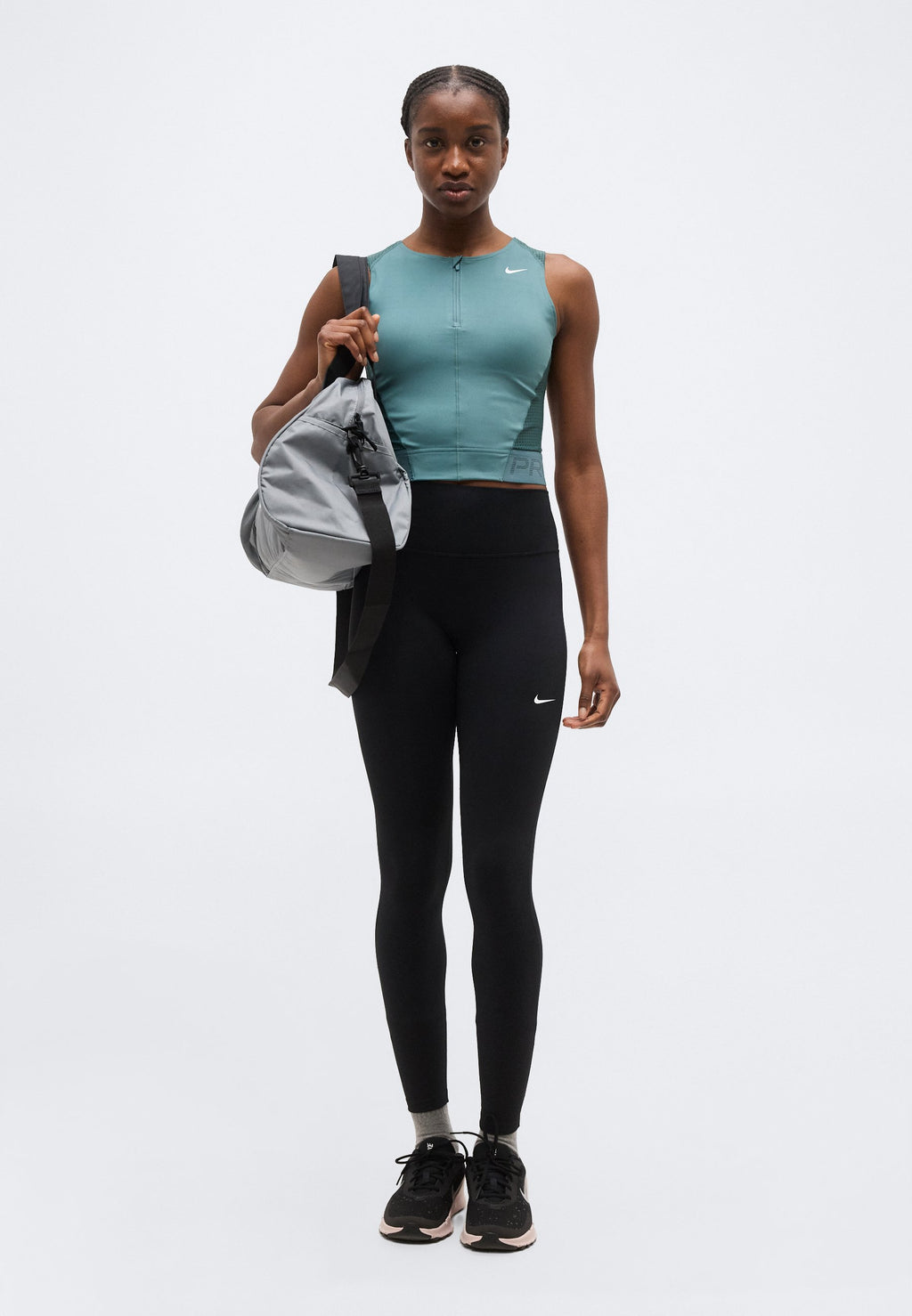 TANK - Top - mineral slate/faded spruce/white