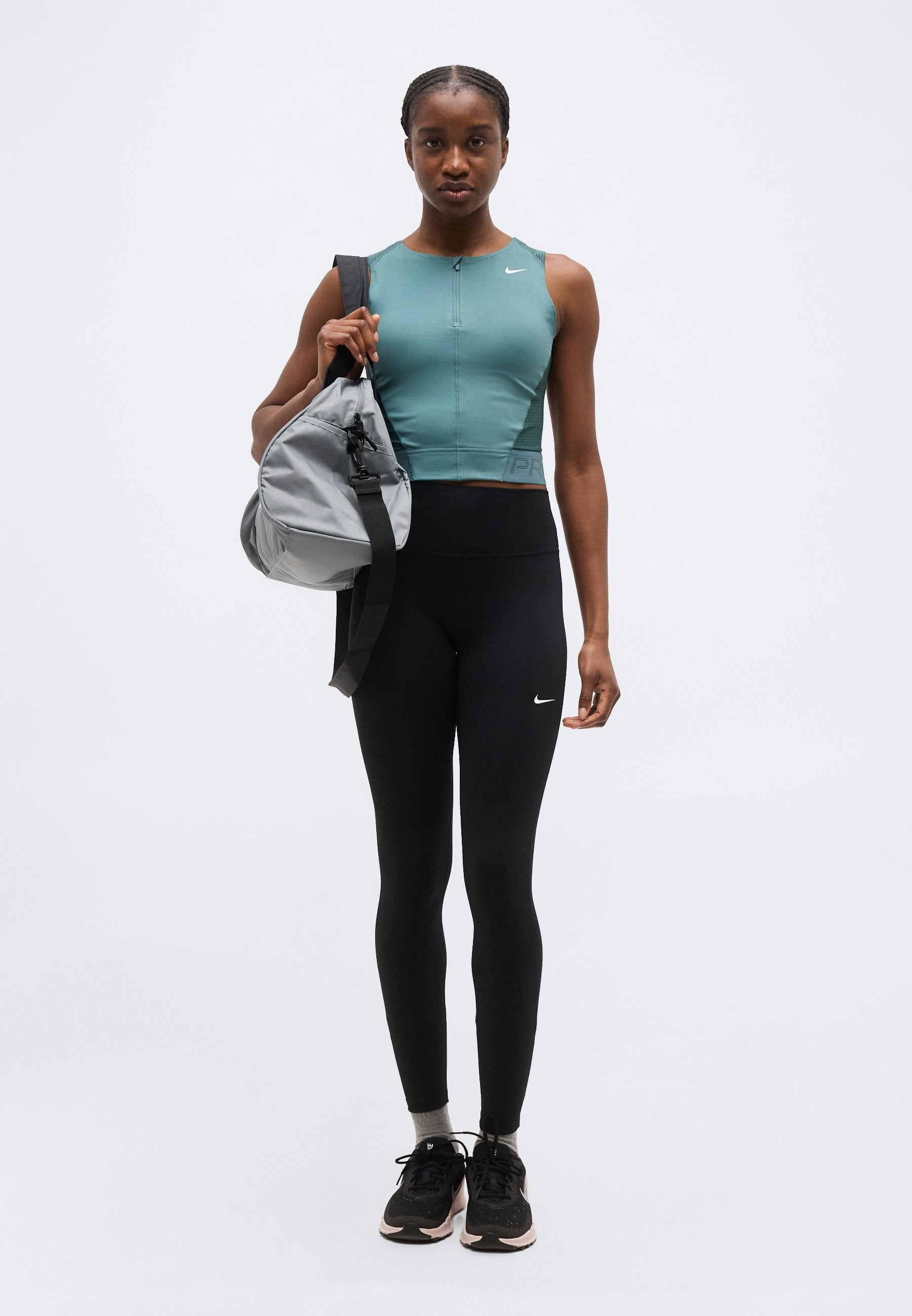TANK - Top - mineral slate/faded spruce/white