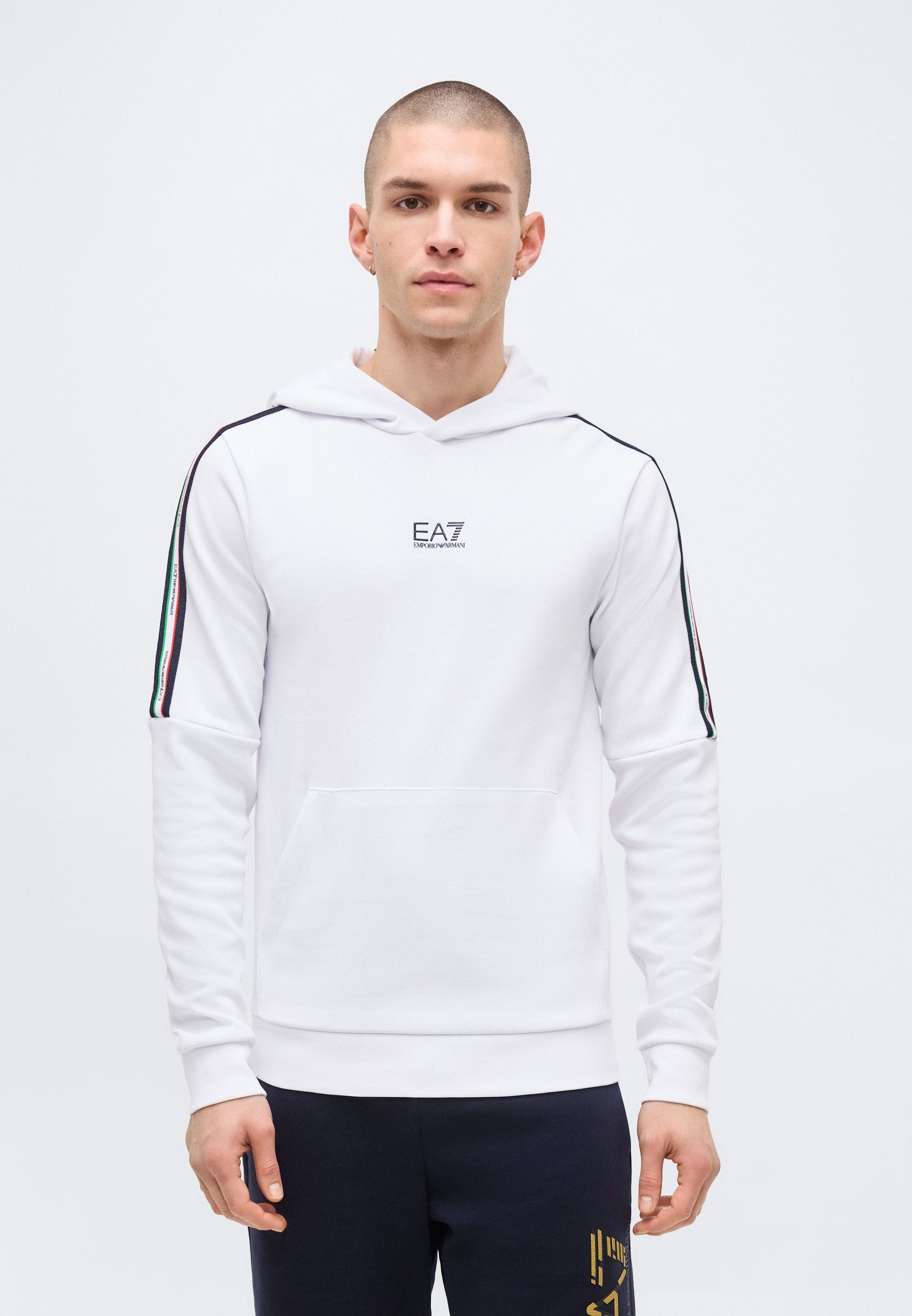 SWEAT À CAPUCHE ITALIAN SPIRIT OVERSIZE - Vêtement équipe nationale - blanc