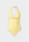 ORIGINAL LOGO HALTER - Swimsuit - citronella