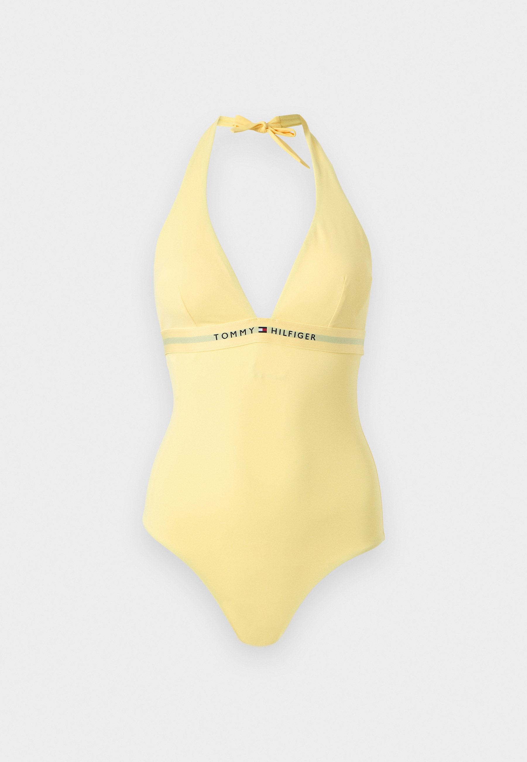 ORIGINAL LOGO HALTER - Swimsuit - citronella