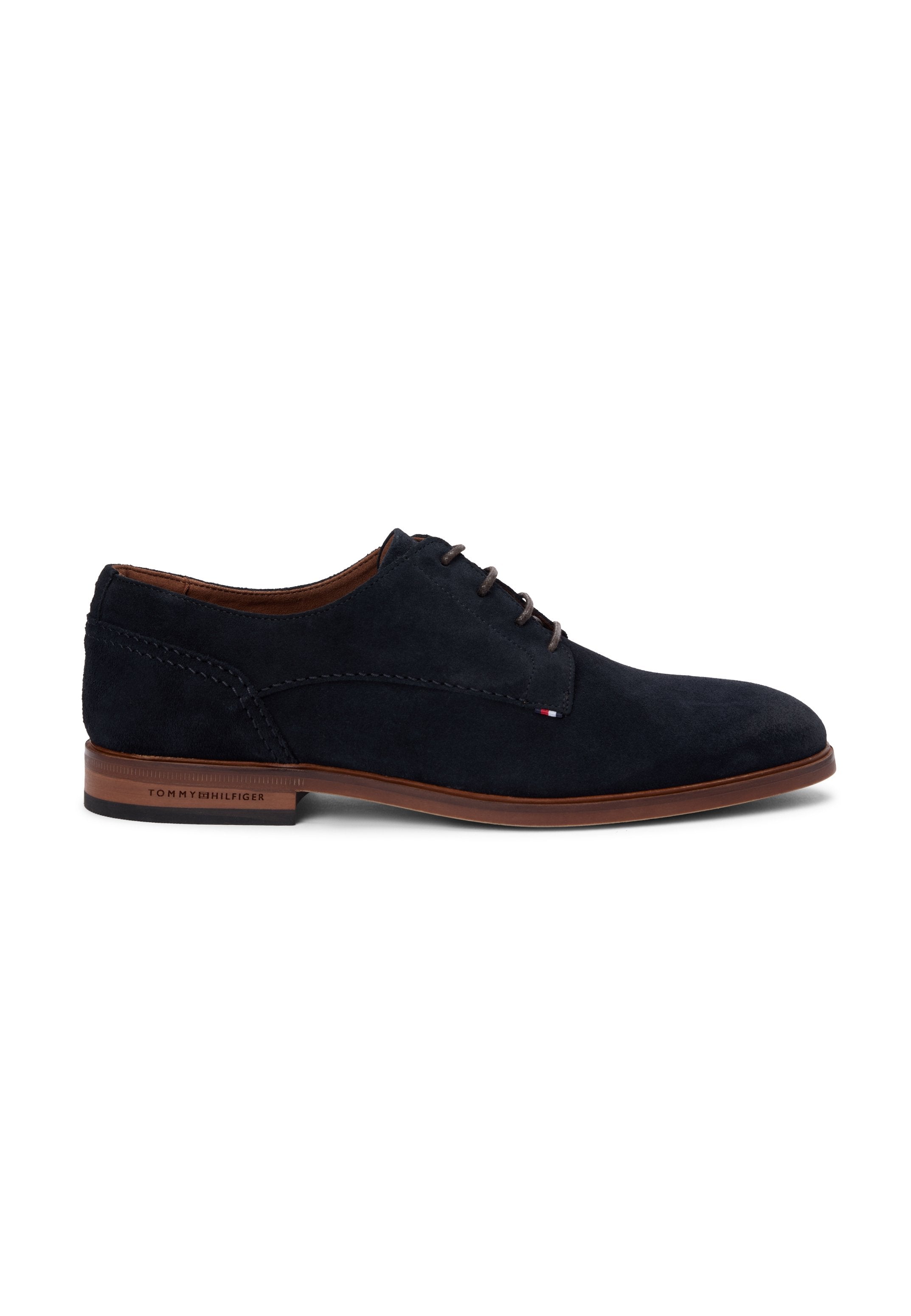 SUEDE DERBY SHOES - Lace-ups - desert sky