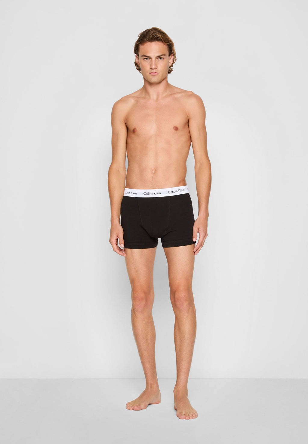 TRUNK 3 PACK COTTON STRETCH - Boxers - noir