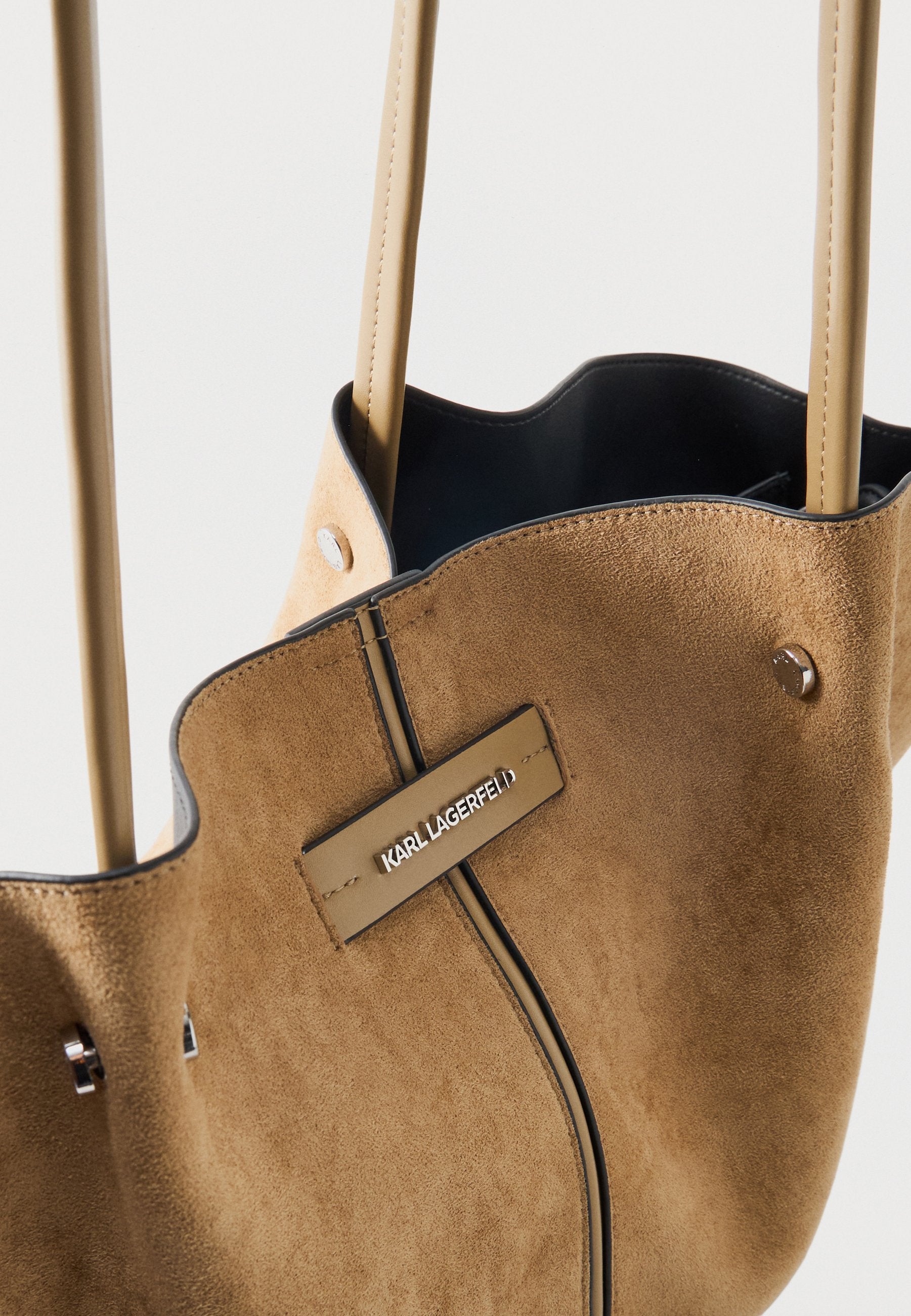 EXCLUSIVE PIERCED TOTE - Tote bag - dijon