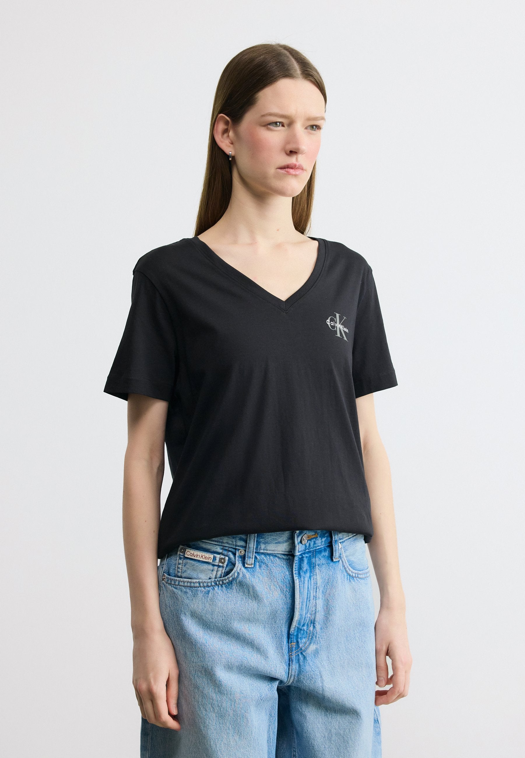 MONOLOGO TEE 2 PACK - Basic T-shirt - plein air/black