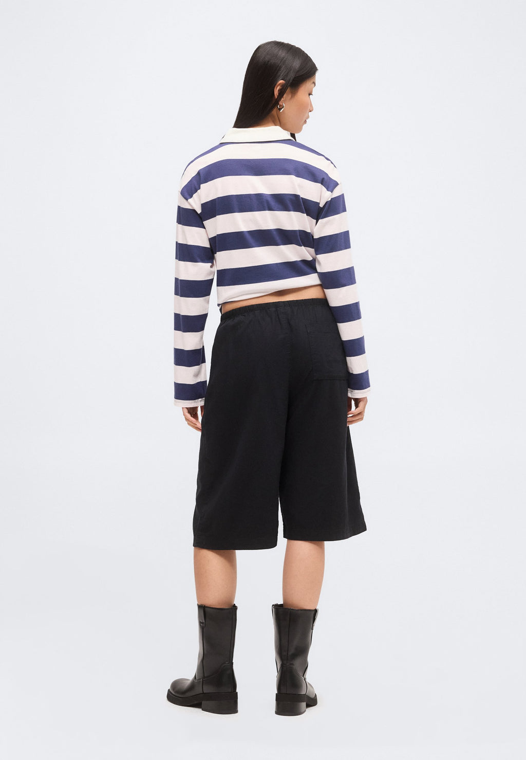 CULOTTE - A-line skirt - true black