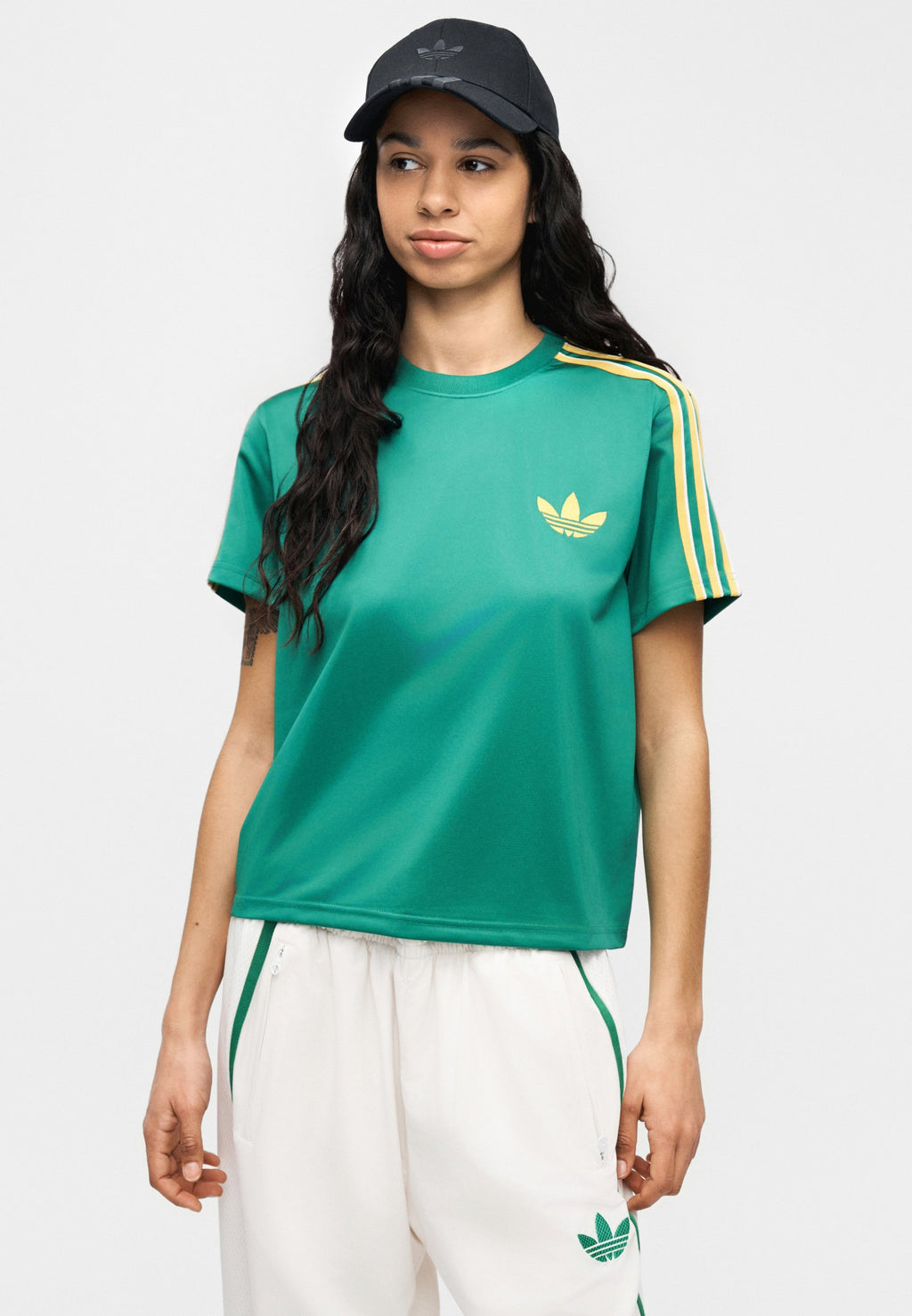 FIREBIRD TEE - Temel Tişört - parlak yeşil/sarı/kirli beyaz