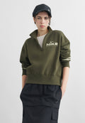 Sweatshirt - khaki