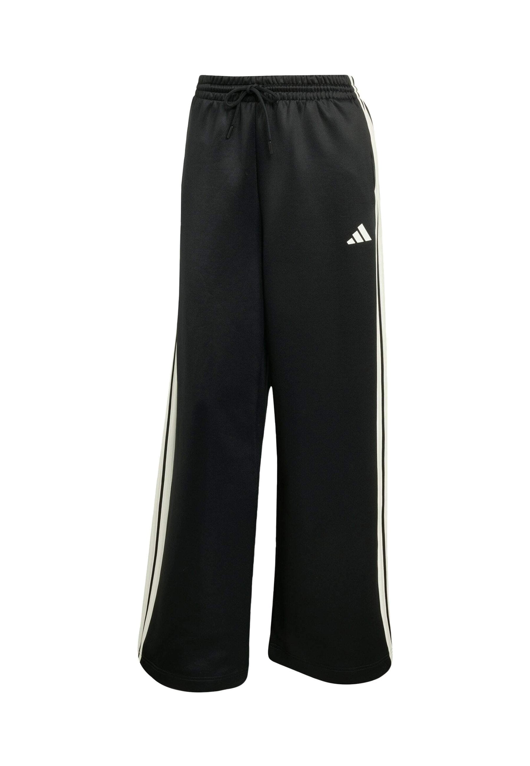 W STADIUM TP - Tracksuit bottoms - black white