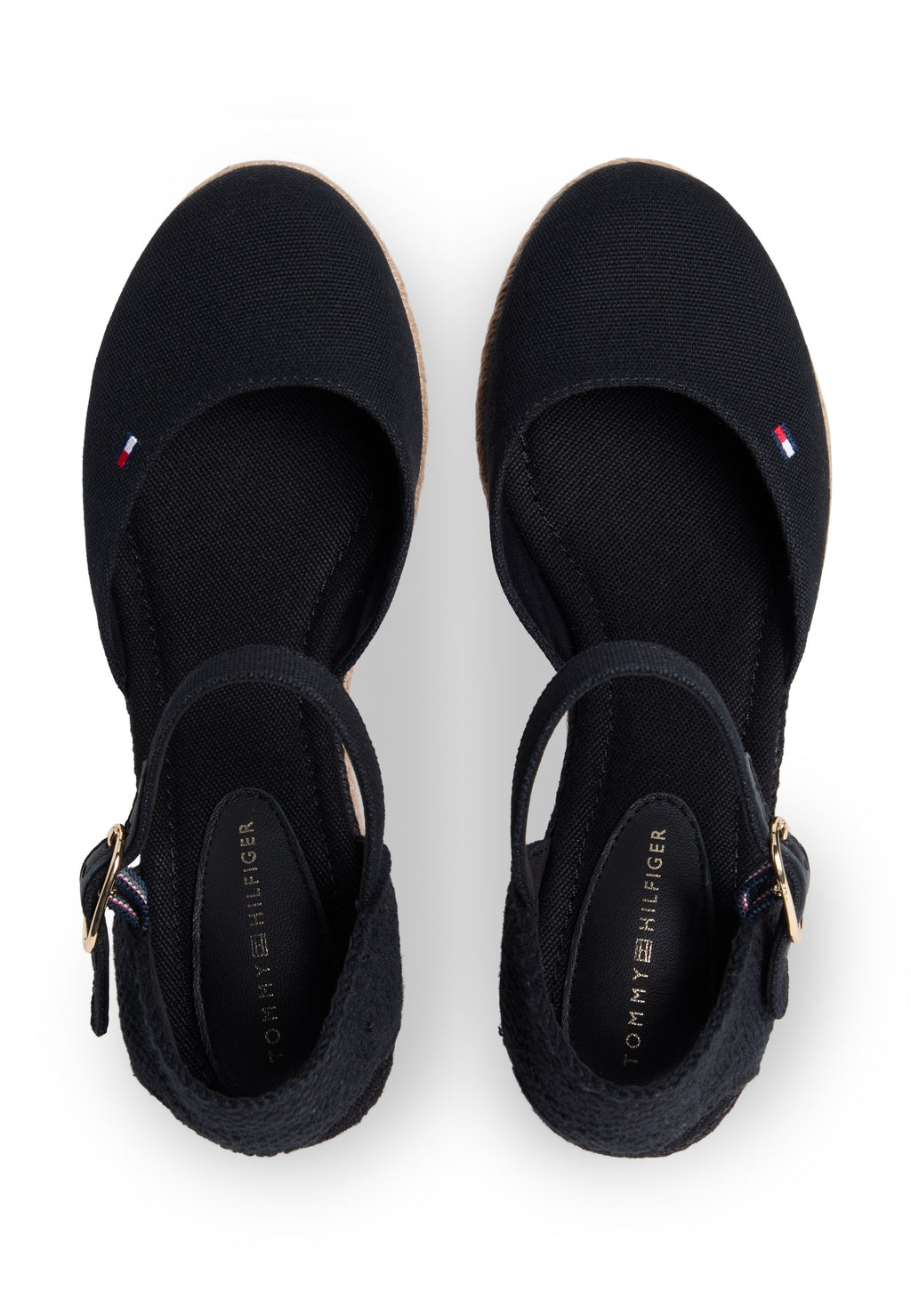 MID WEDGE ESPAD CLOSED TOE - Espadrilles - black