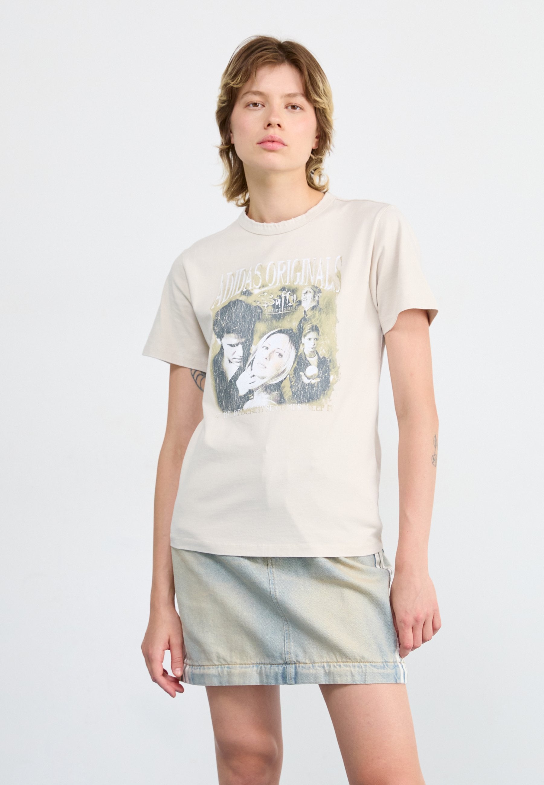 BUFFY TEE - Print T-shirt - alumina