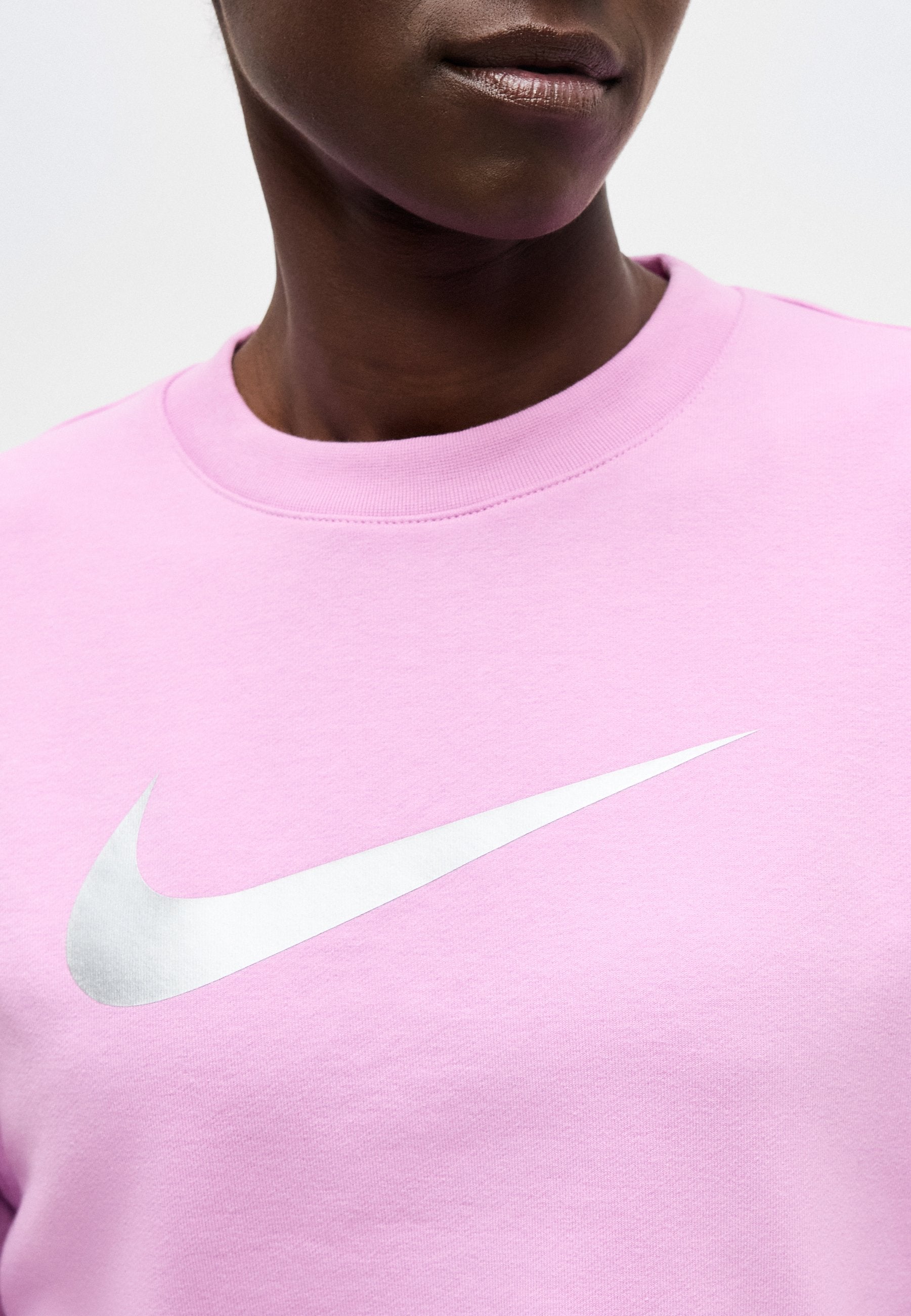 CREW - Sweatshirt - magenta/metallic silver-coloured/white