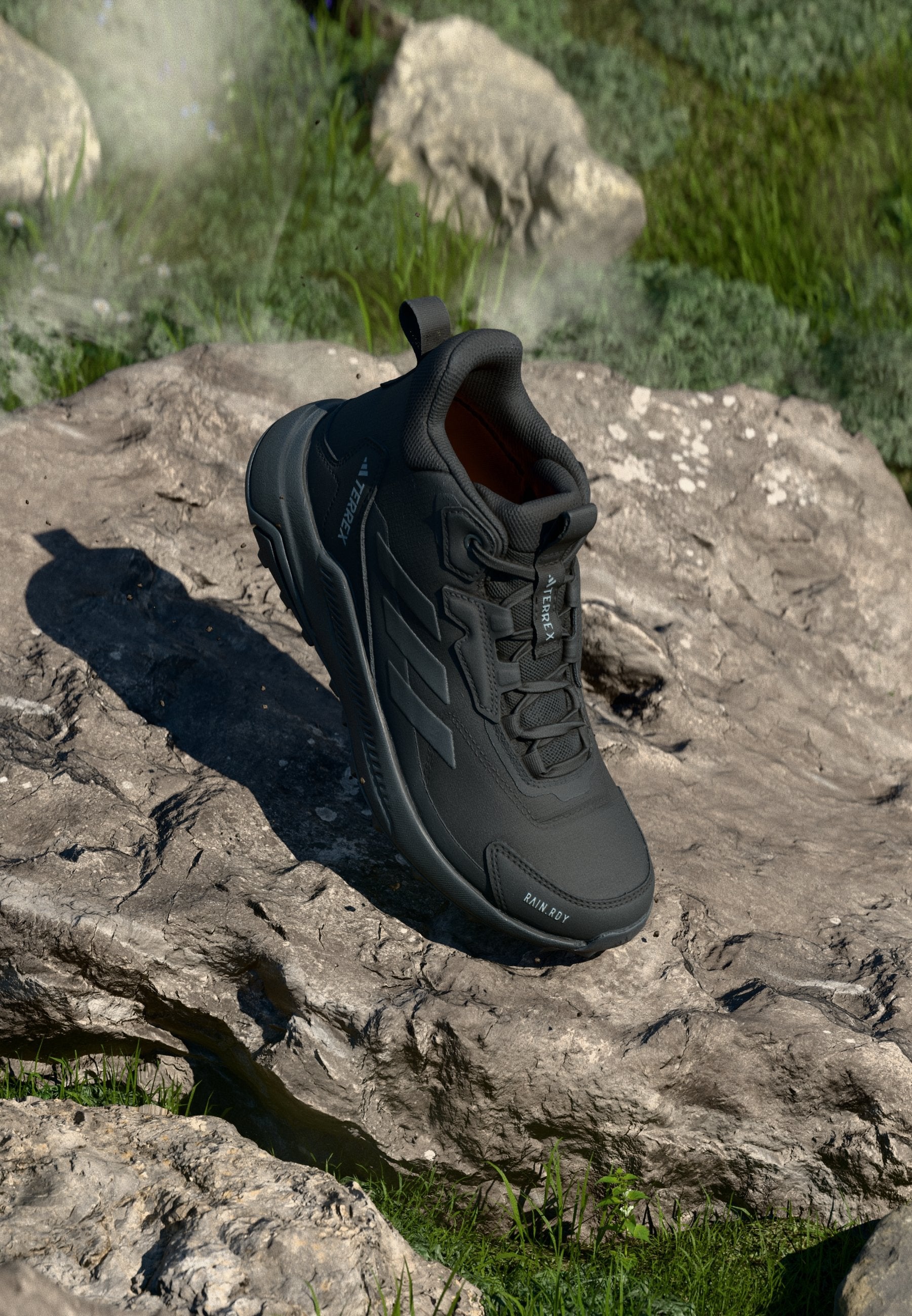 ANYLANDER MID - Yürüyüş ayakkabıları - core black core black grey four