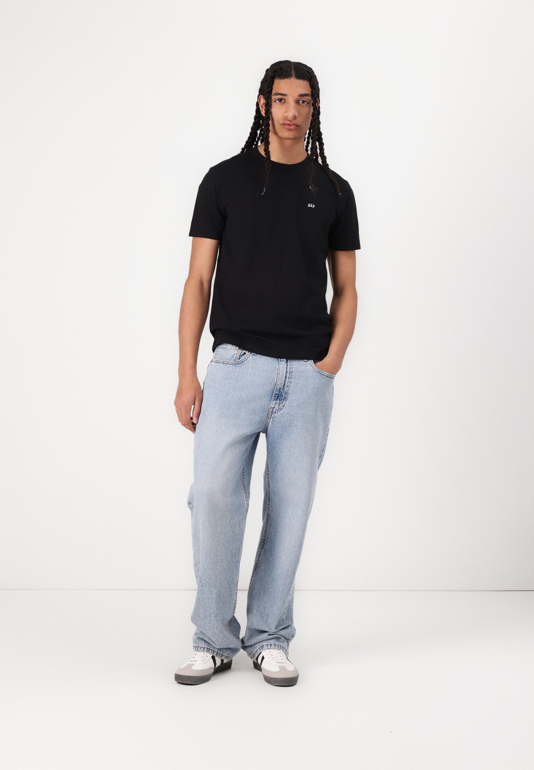 EVERYDAY SOFT MICRO LOGO  - Basic T-shirt - true black