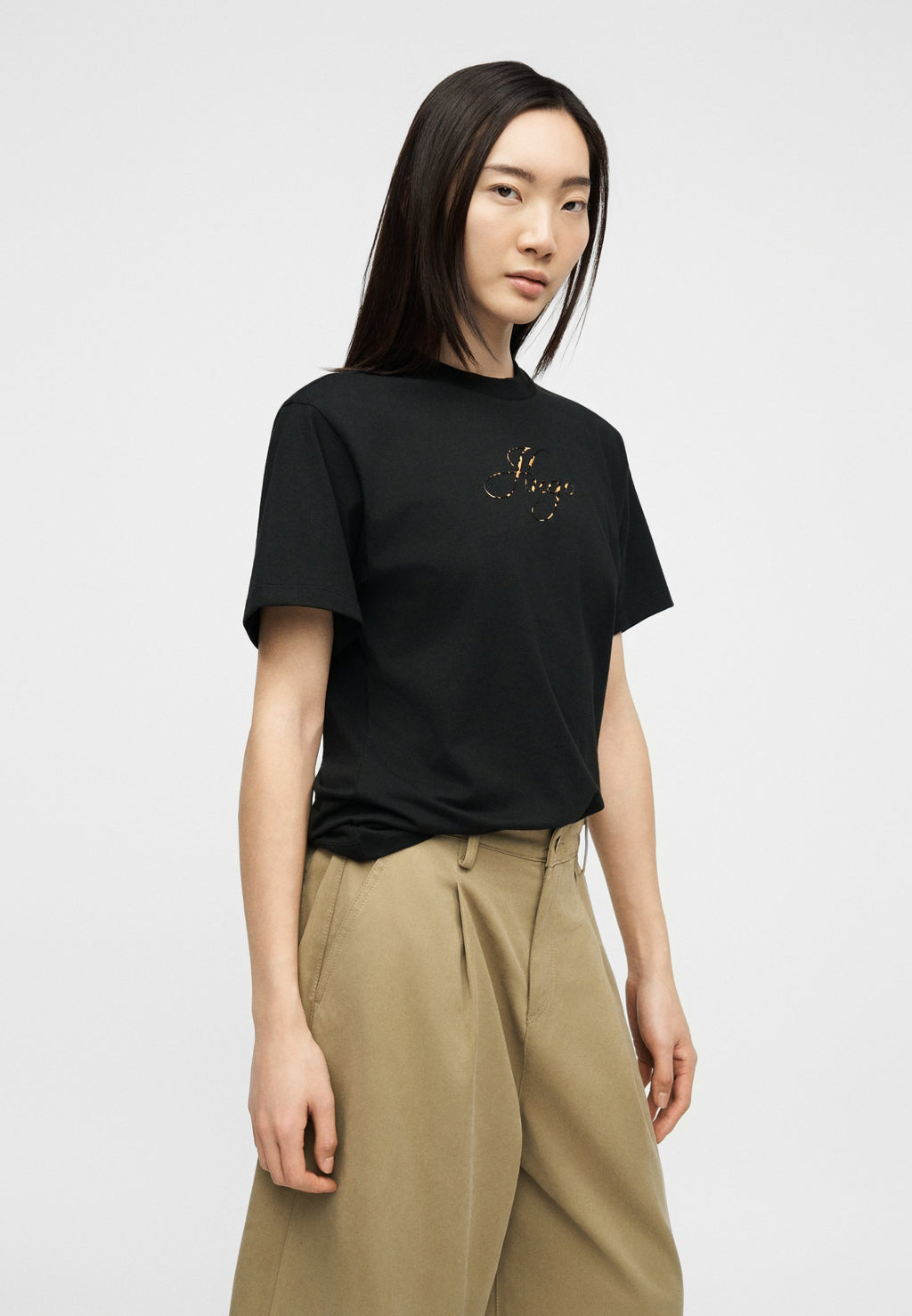 VINTAGE TEE - Print T-shirt - black
